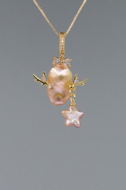 Pearl Accents – Baroque Pearl Necklace Signature Sets 035P055
