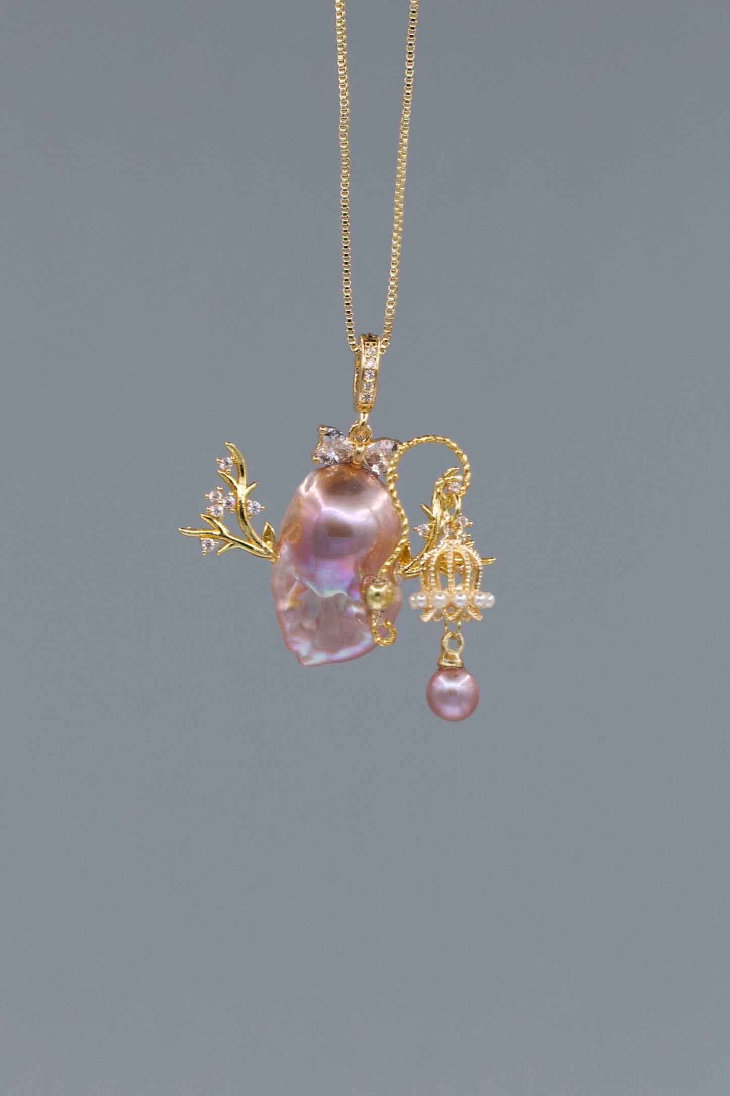 Pearl Accents – Baroque Pearl Necklace Signature Sets 045P198