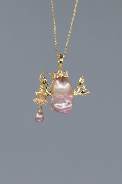 Pearl Accents – Baroque Pearl Necklace Signature Sets 045P198