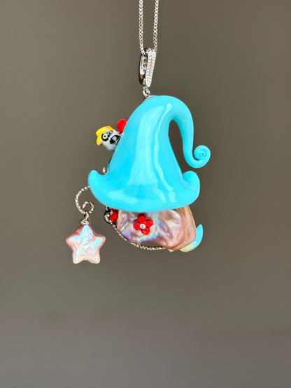 Pre-order Pearl Hornbill Sprite Necklace SKU911P1263