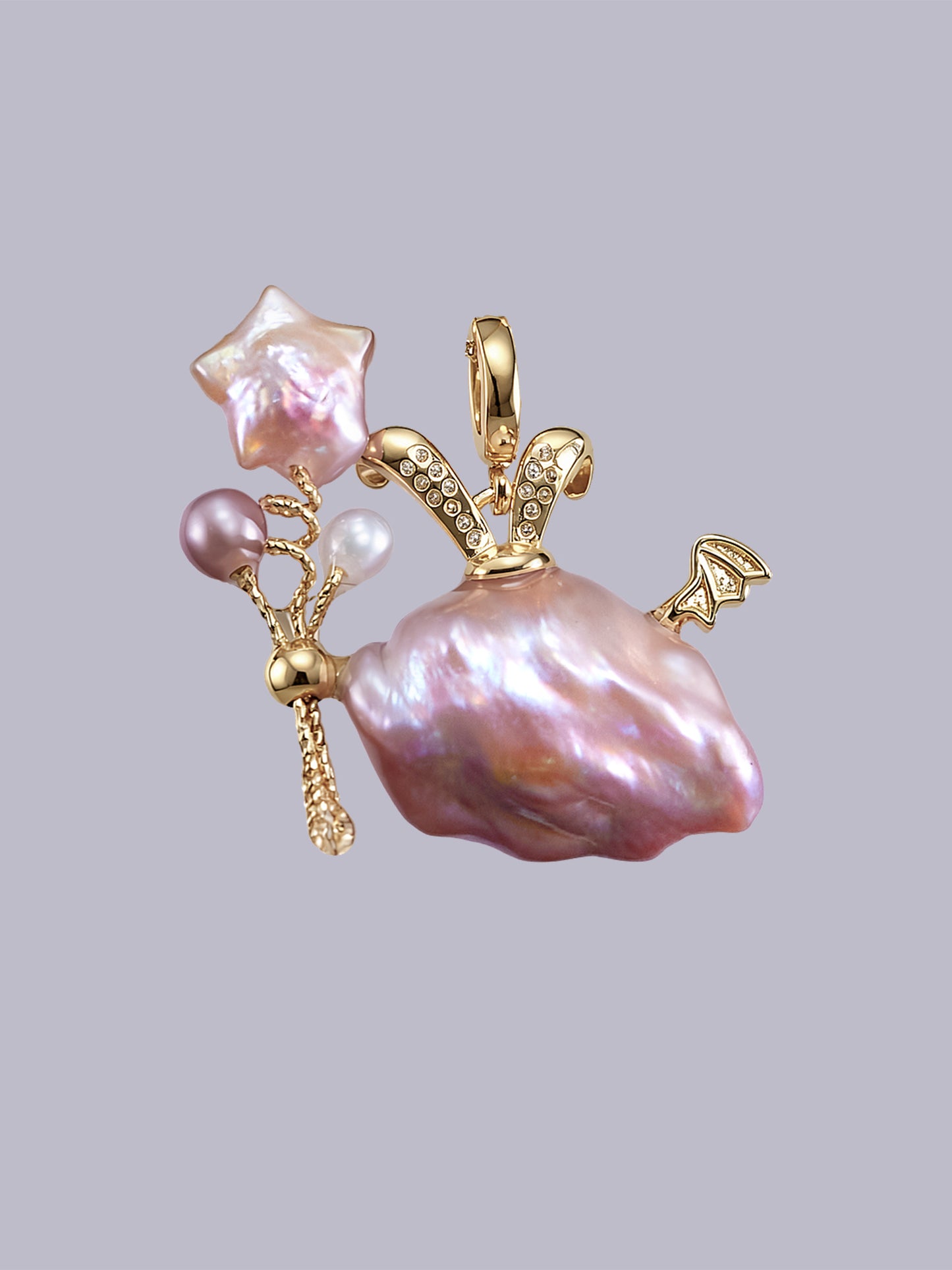 Pearl Accents – Baroque Pearl Necklace Signature Sets 1049