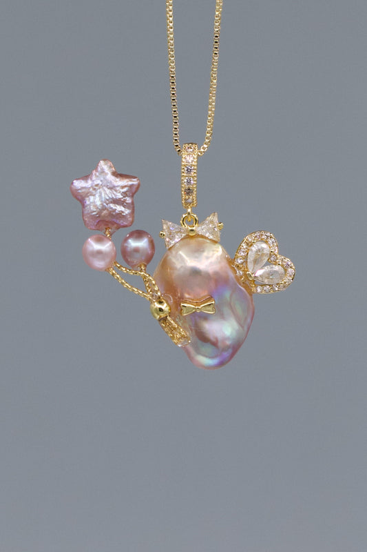 Pearl Accents – Baroque Pearl Necklace Signature Sets