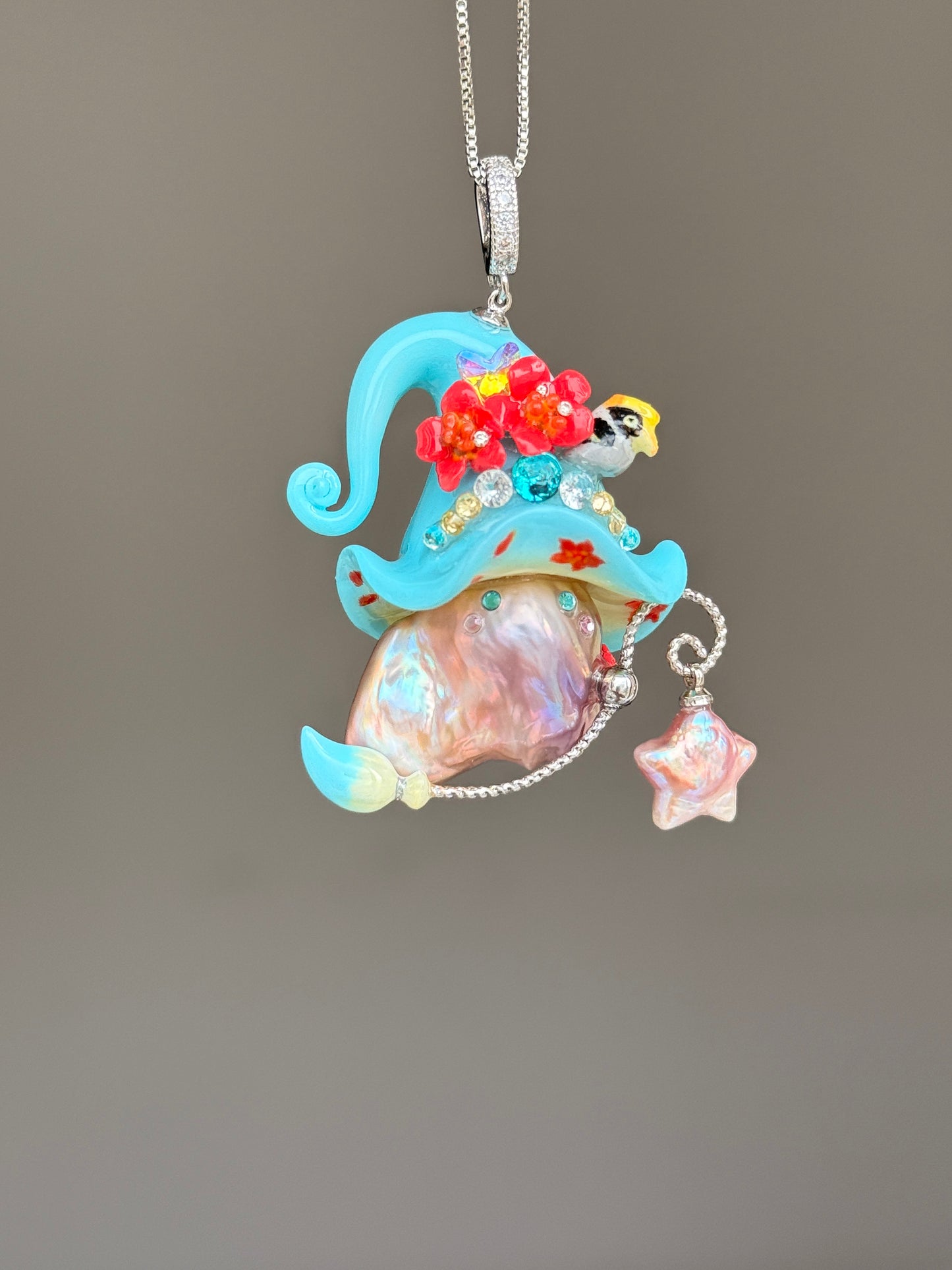 Pre-order Pearl Hornbill Sprite Necklace SKU911P1263