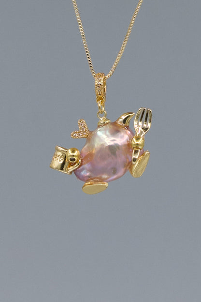 Pearl Accents – Baroque Pearl Necklace Signature Sets 230P343