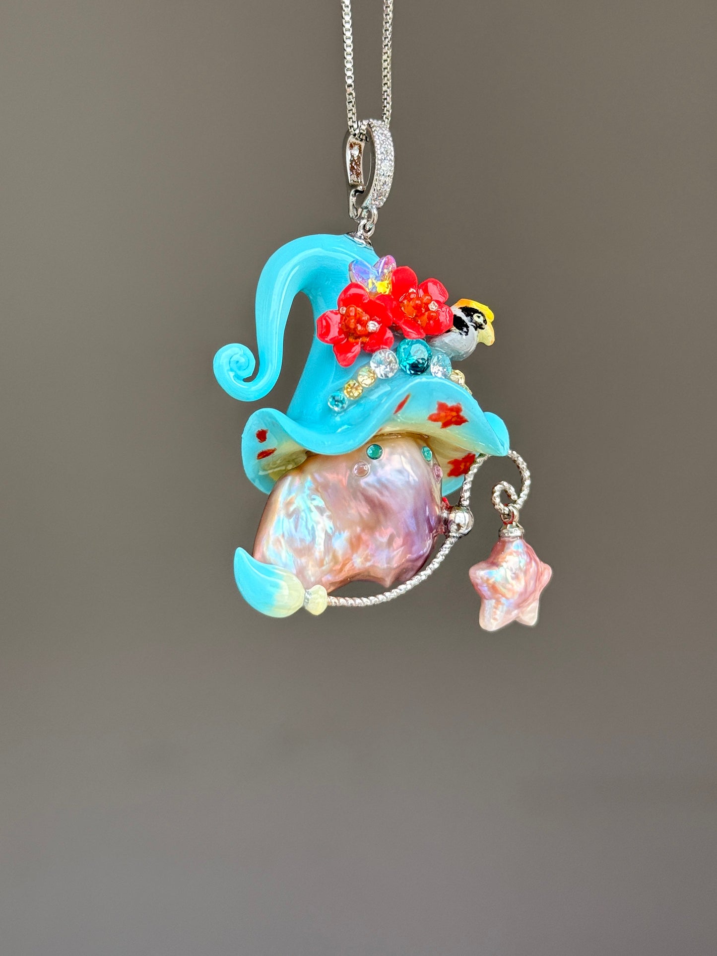 Pre-order Pearl Hornbill Sprite Necklace SKU911P1263