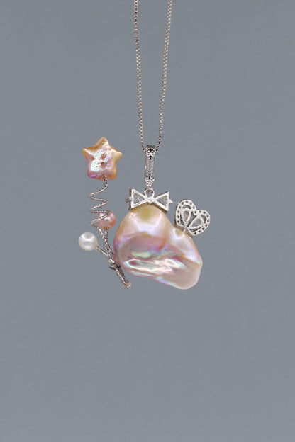 Pearl Accents – Baroque Pearl Necklace Signature Sets