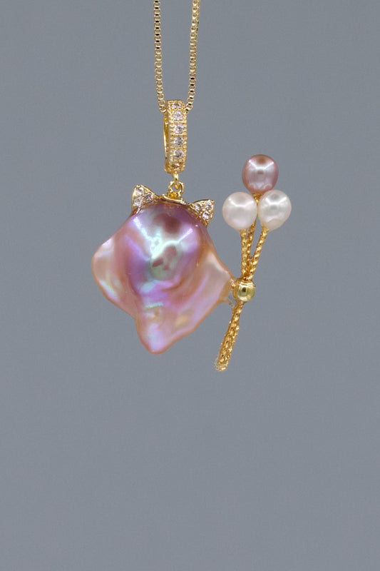 Pearl Accents – Baroque Pearl Necklace Signature Sets