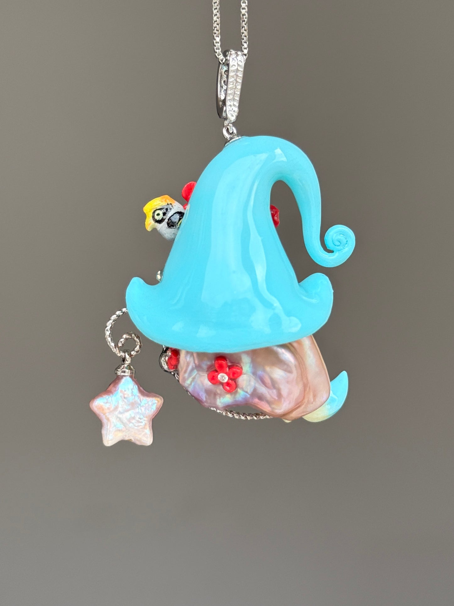 Pre-order Pearl Hornbill Sprite Necklace SKU911P1263
