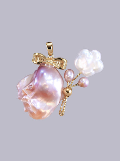 Pearl Accents – Baroque Pearl Necklace Signature Sets 956