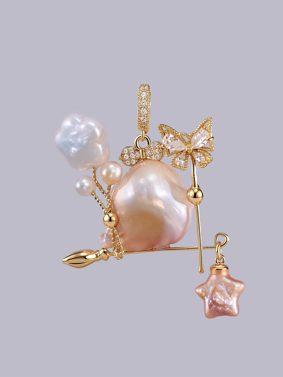 Pearl Accents – Baroque Pearl Necklace Signature Sets 980