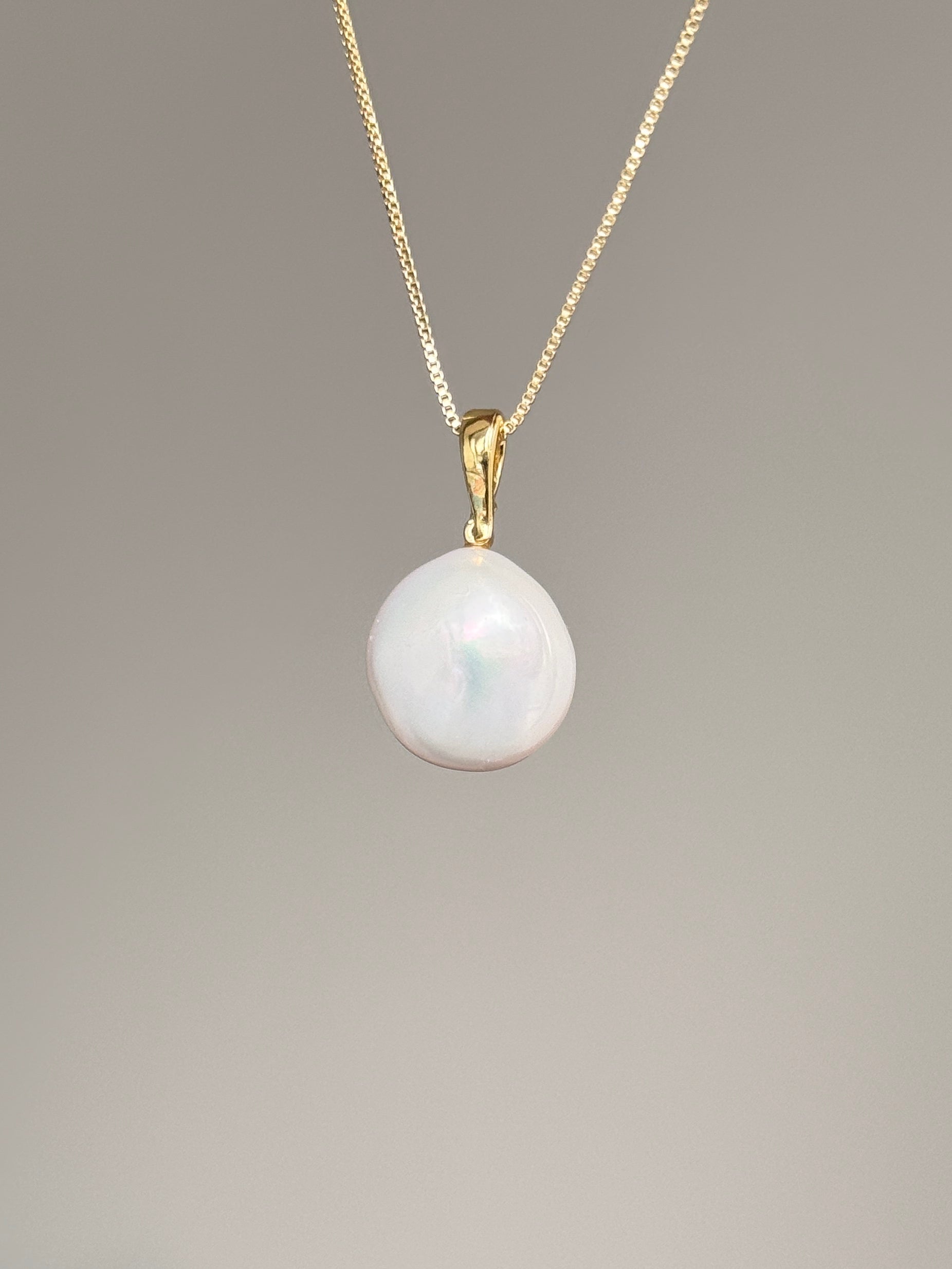 Moonwish Button Baroque Pearl Necklace SKUO9