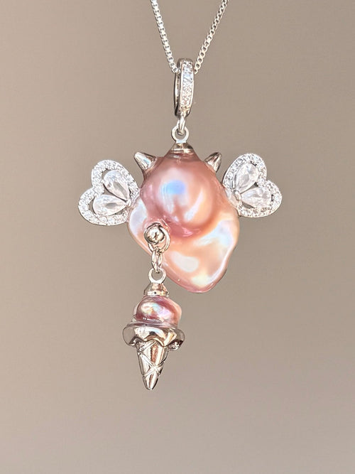 Bellwing Sprite Baroque Pearl Necklace SKU122P141