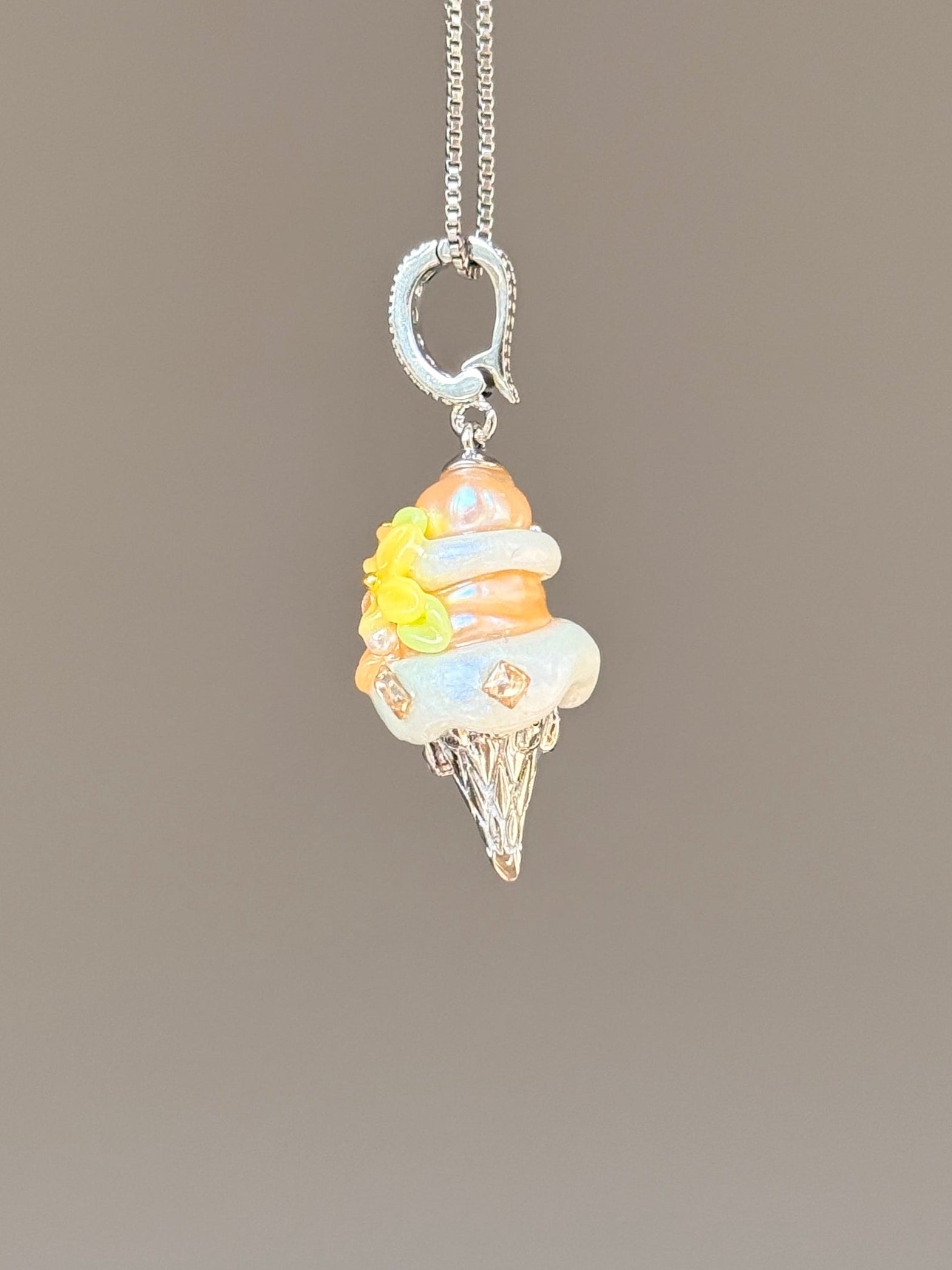 Orange Blossom Scoop Baroque Pearl Necklace SKUCR10