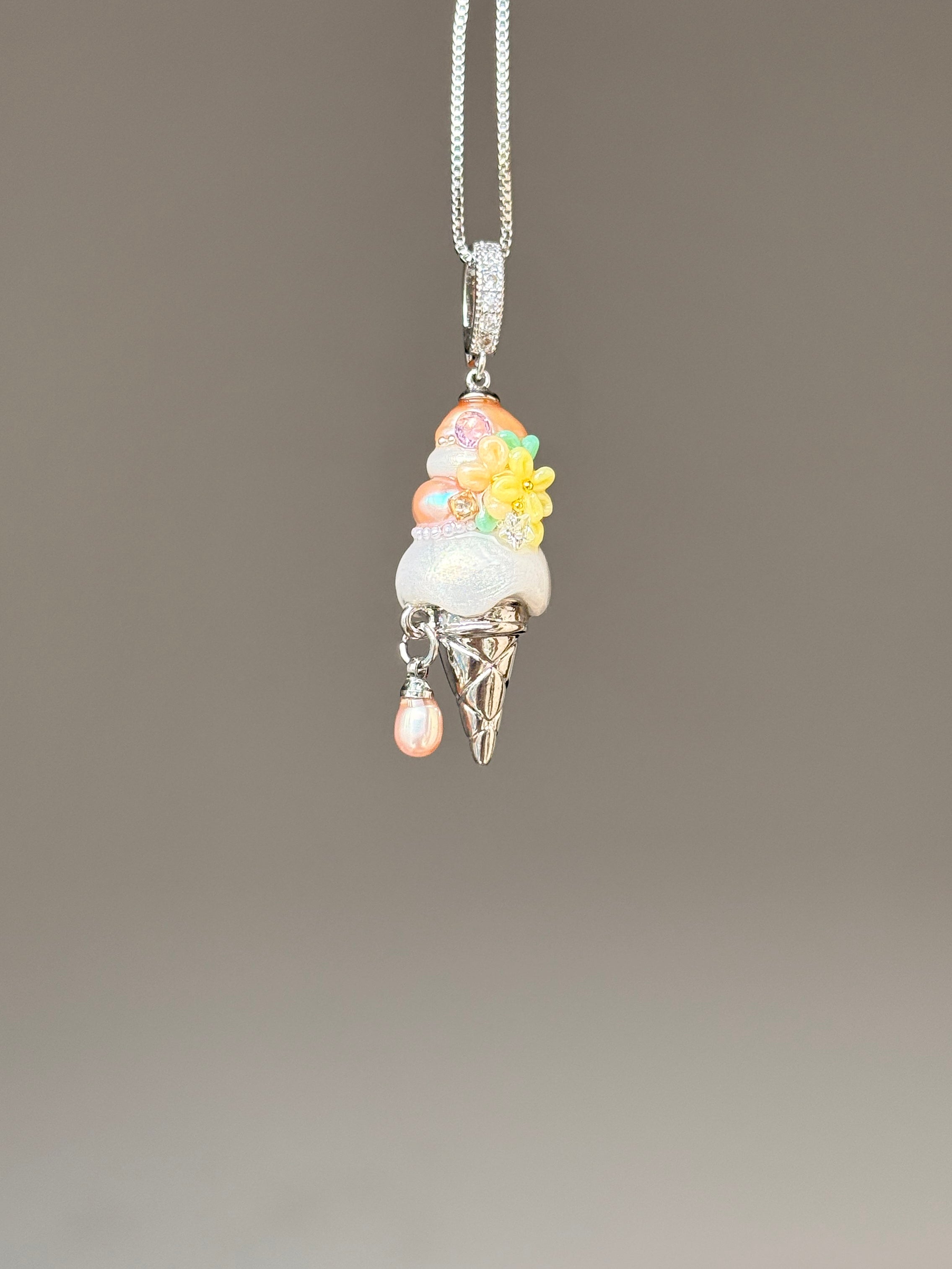 Daisy Sorbet Scoop Baroque Pearl Necklace SKUCR16