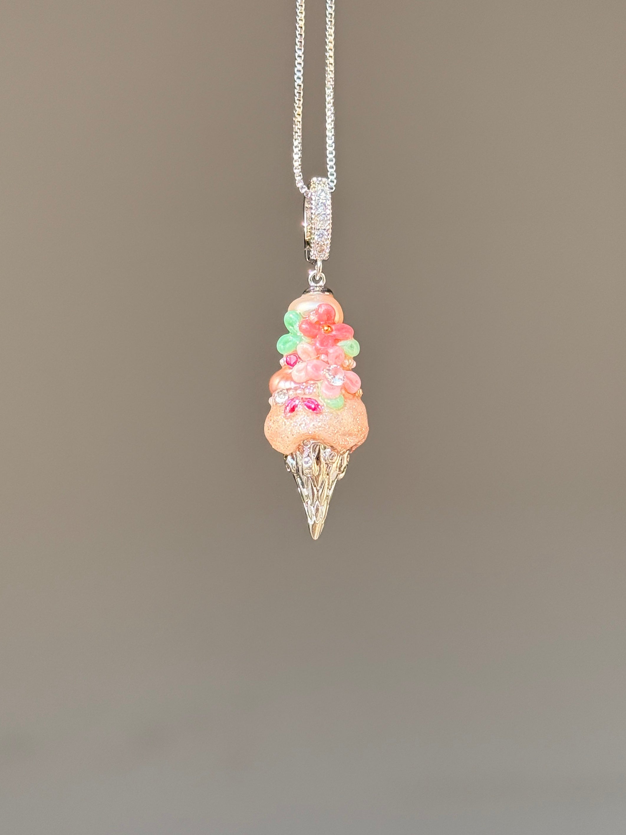 Peach Blossom Scoop Baroque Pearl Necklace SKUCR17