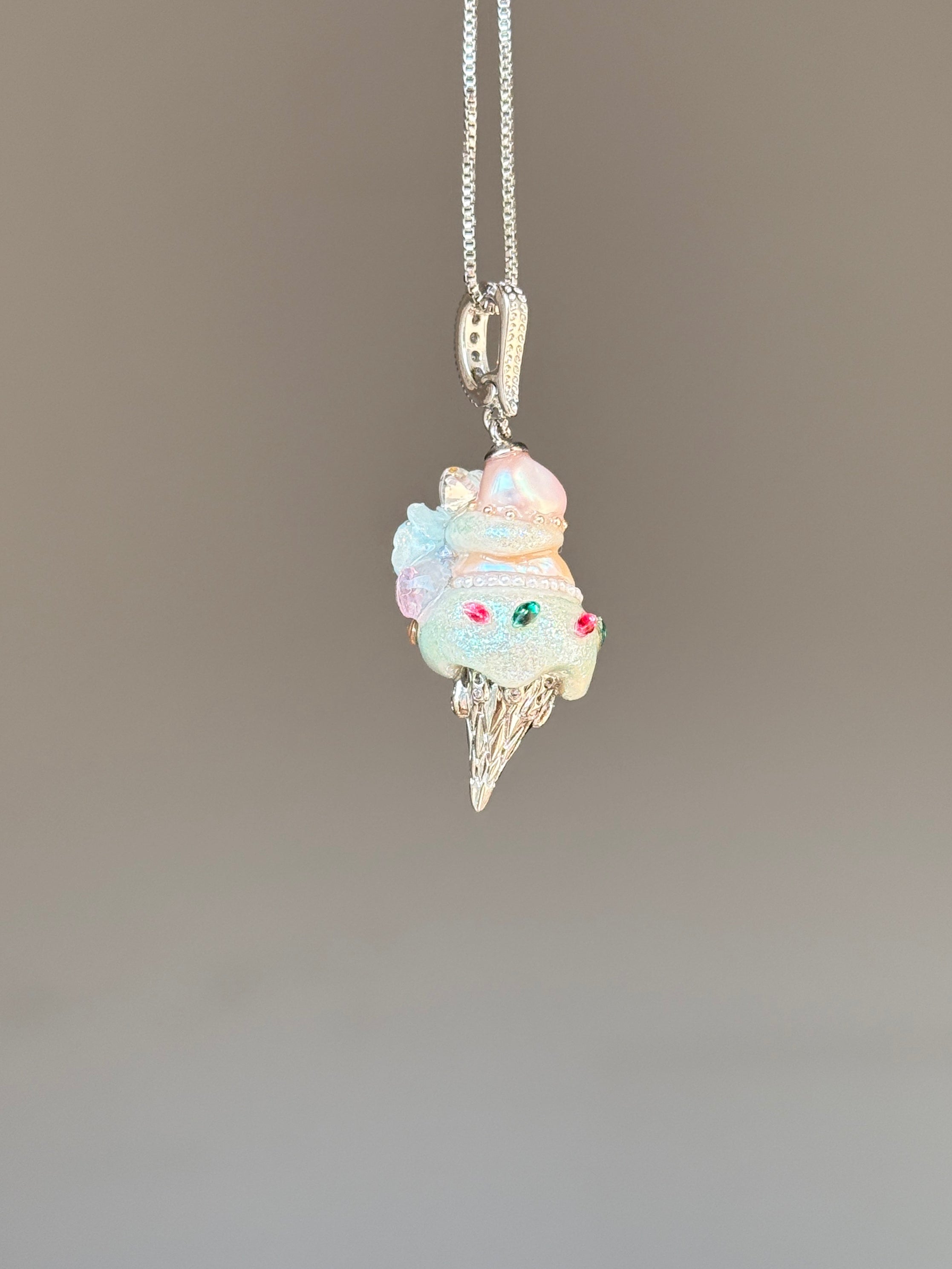 Blue Rose Daydream Scoop Baroque Pearl Necklace SKUCR25
