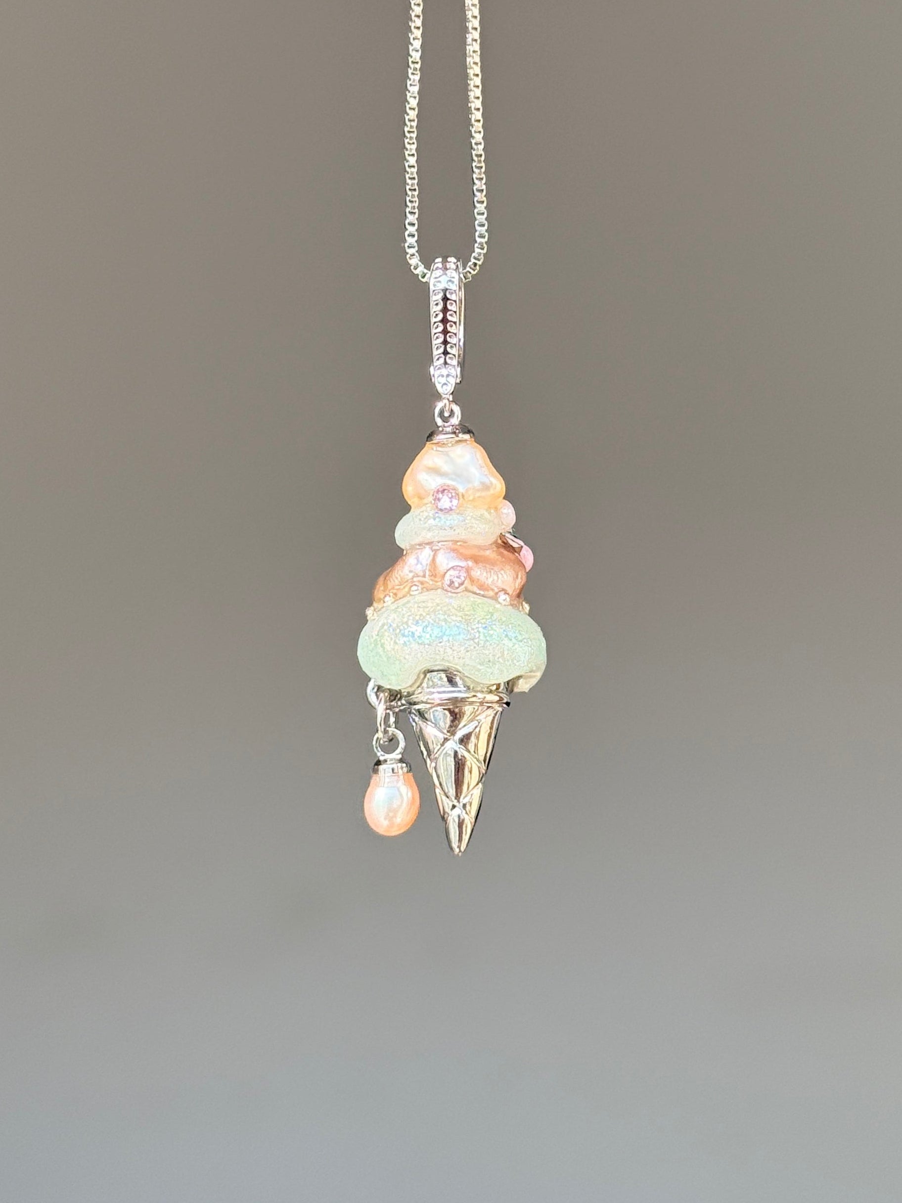 Blush Blossom Scoop Baroque Pearl Necklace SKUCR32