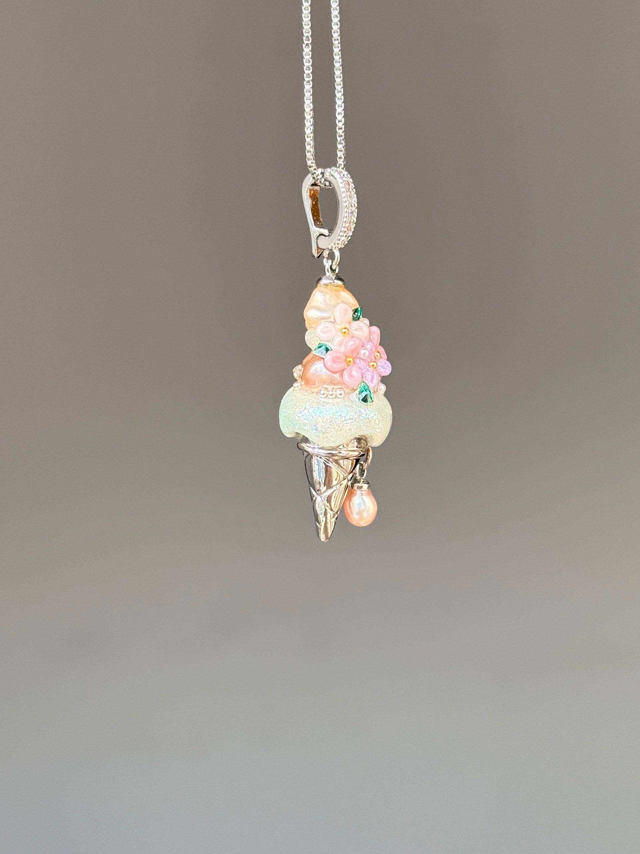Blush Blossom Scoop Baroque Pearl Necklace SKUCR32