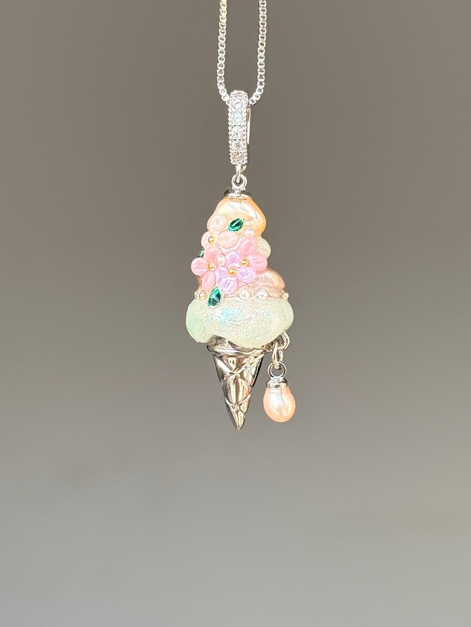 Blush Blossom Scoop Baroque Pearl Necklace SKUCR32