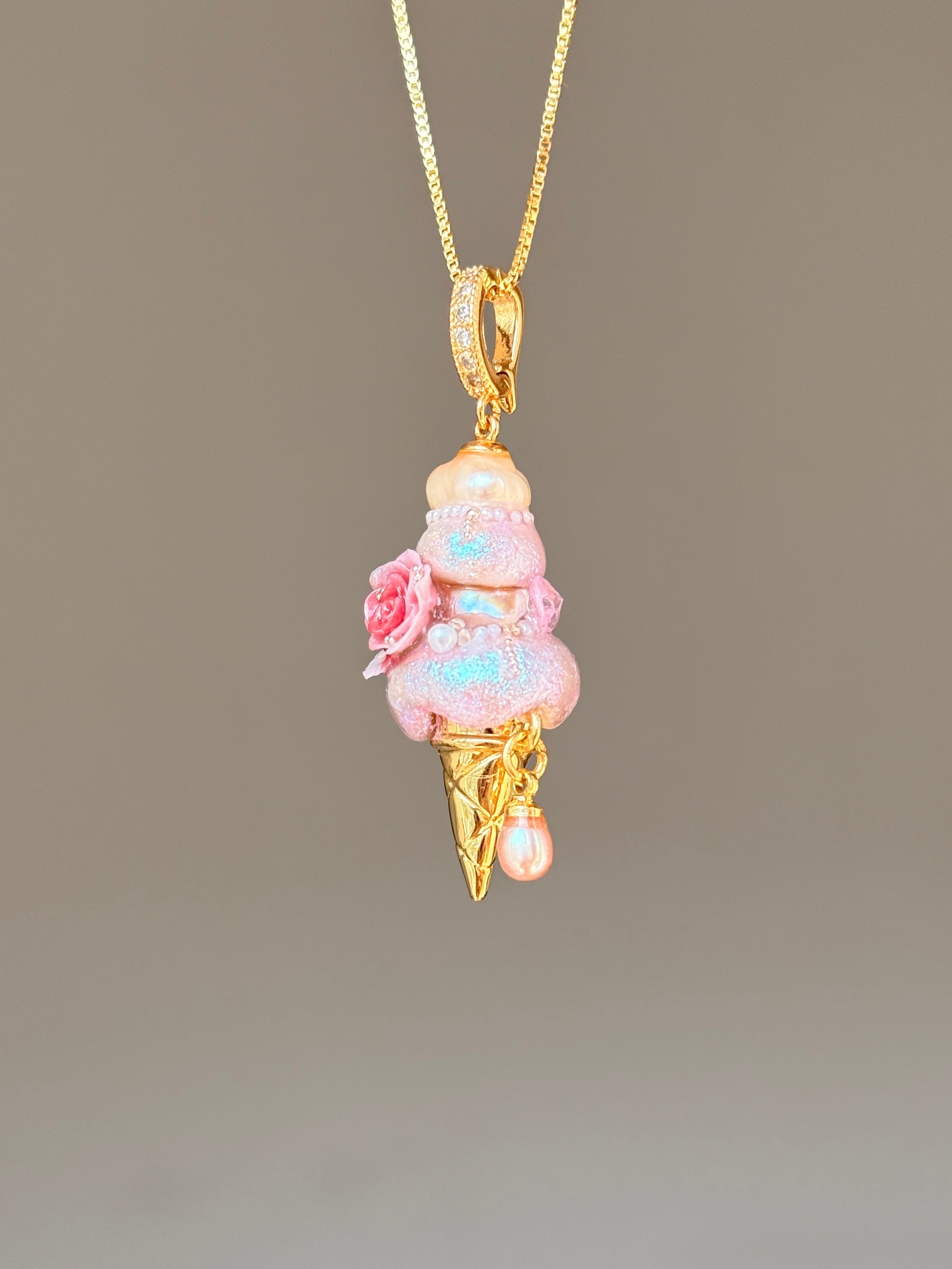 Rosy Pearl Scoop Baroque Pearl Necklace SKUCR45