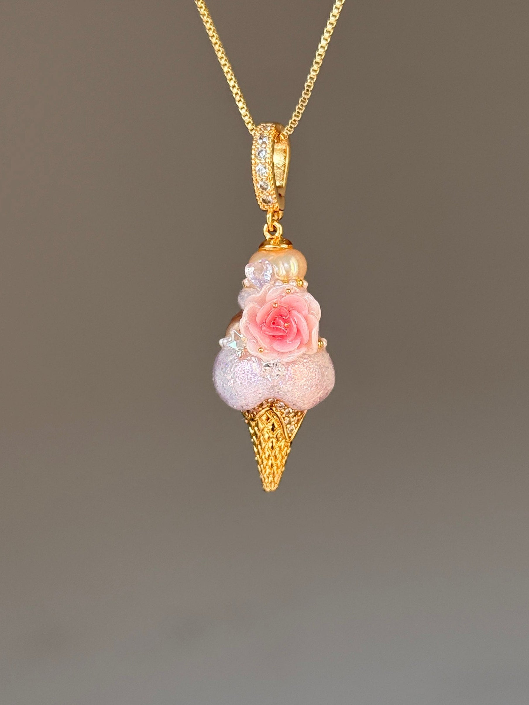 Blush Rose Scoop Baroque Pearl Necklace SKUCR60