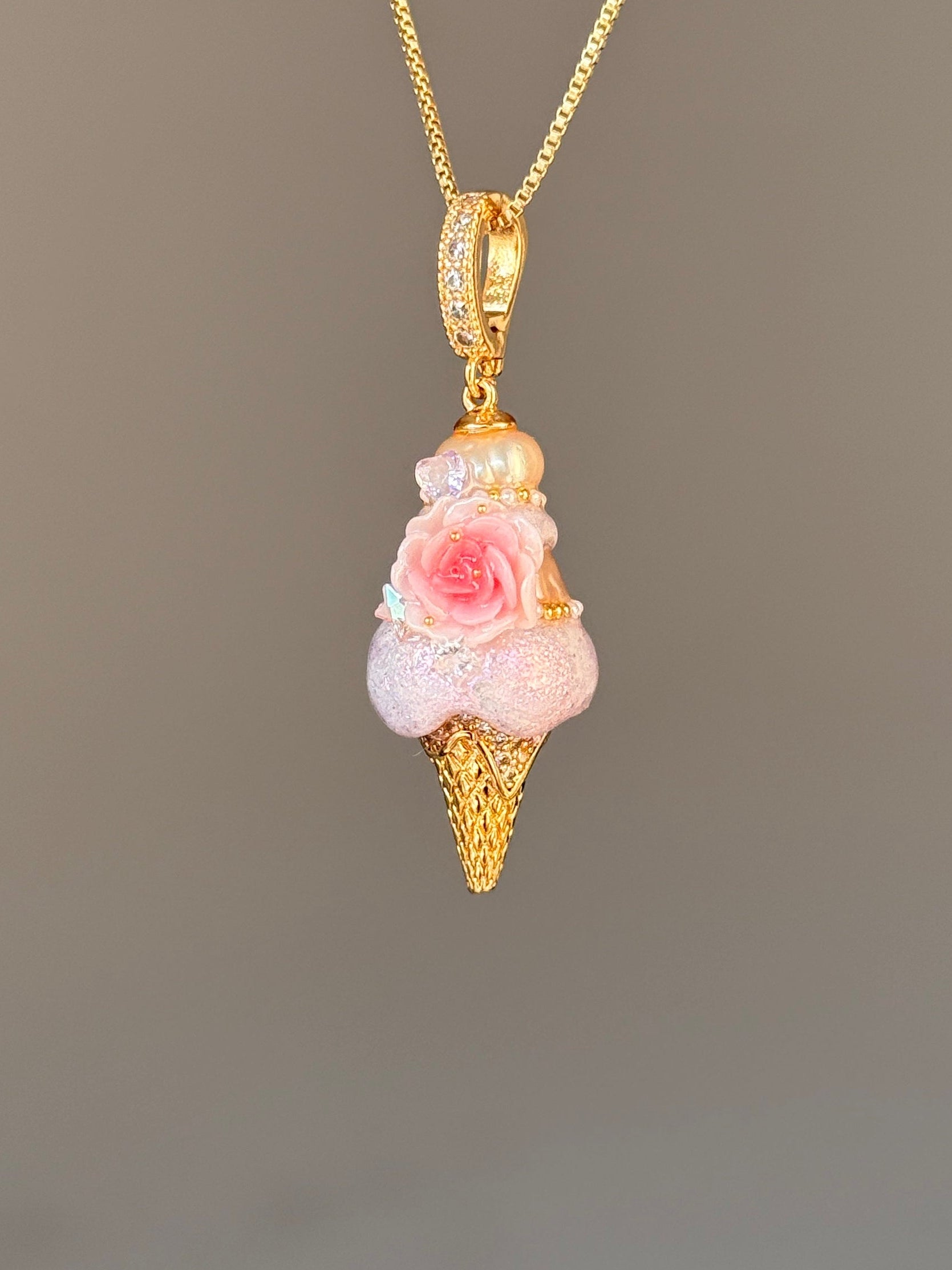 Blush Rose Scoop Baroque Pearl Necklace SKUCR60