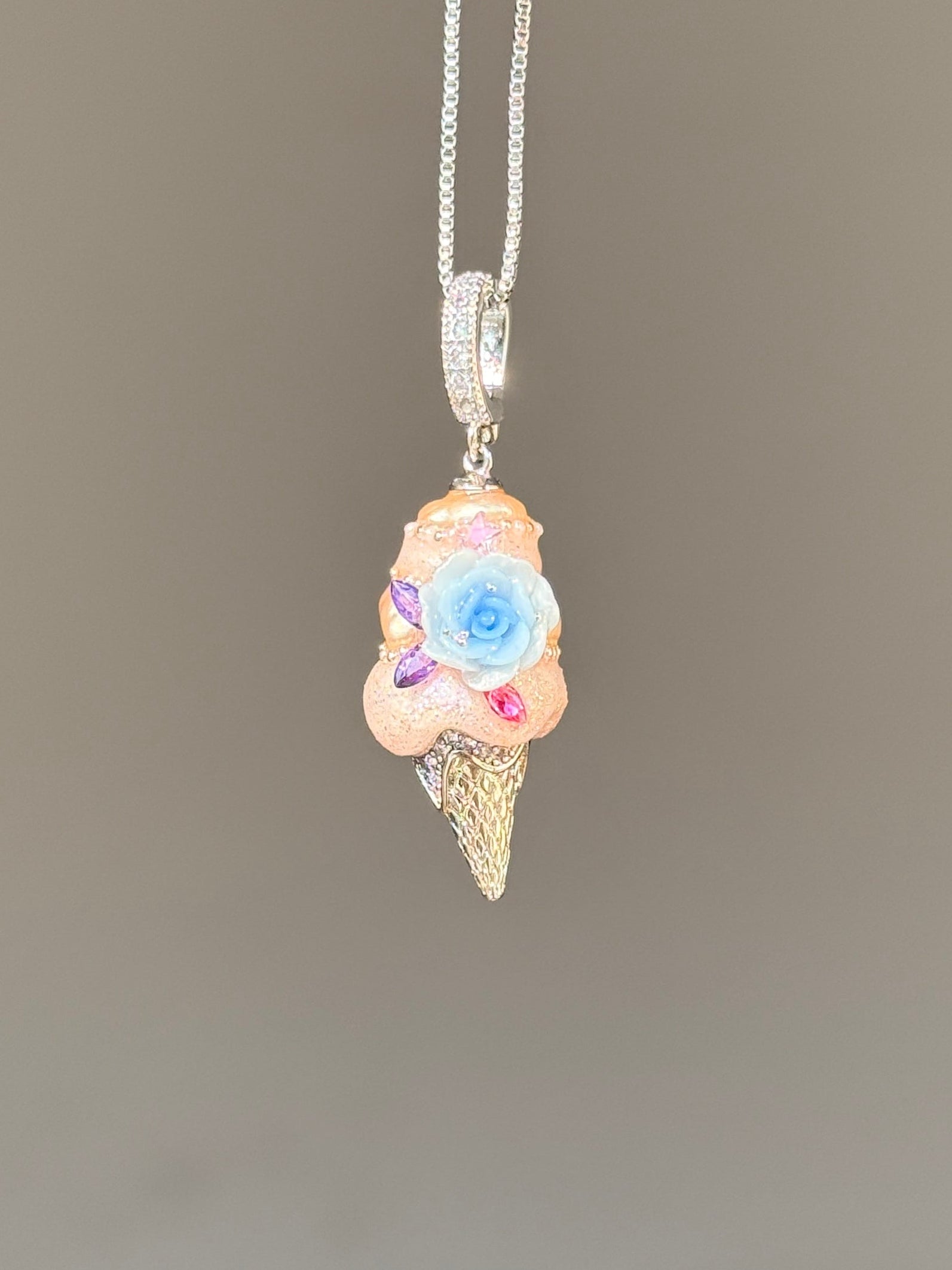 Pearl Blush Rose Scoop Baroque Pearl Necklace SKUCR66