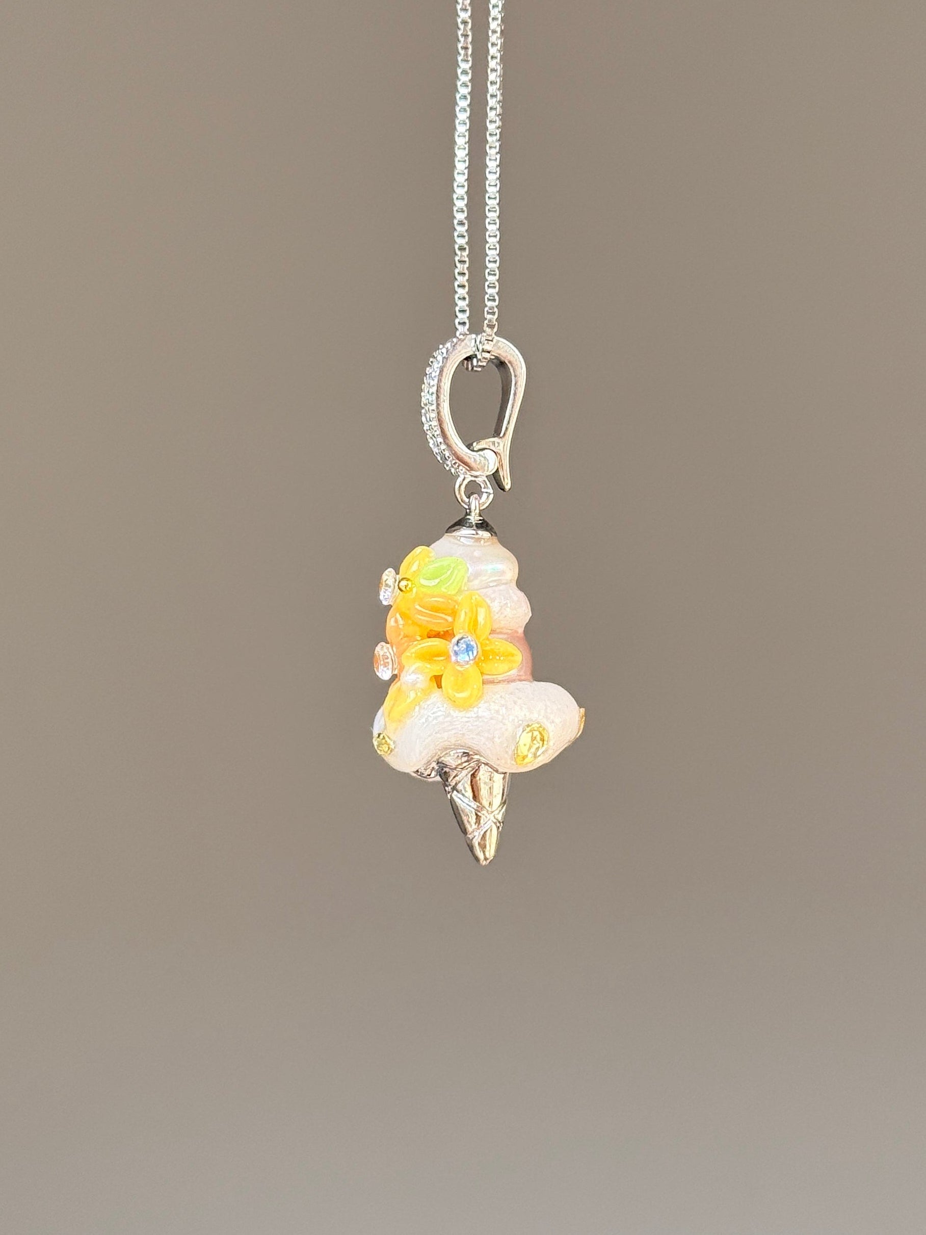 Sunlit Blossom Scoop Baroque Pearl Necklace SKUCR70