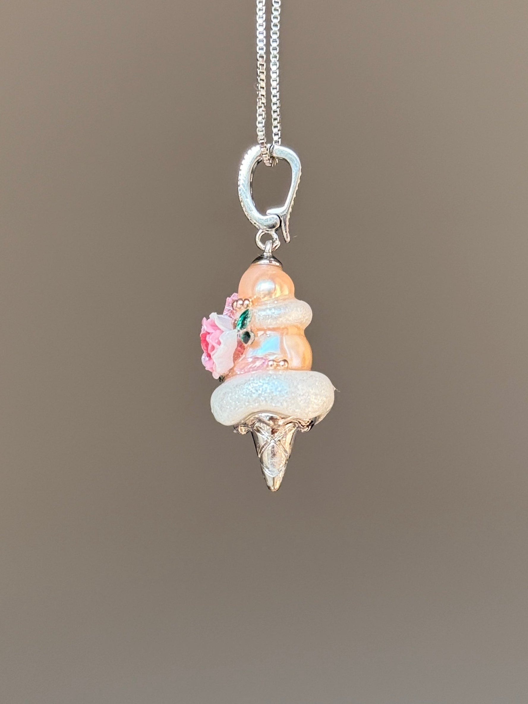Garden Rose Scoop Baroque Pearl Necklace SKUCR72