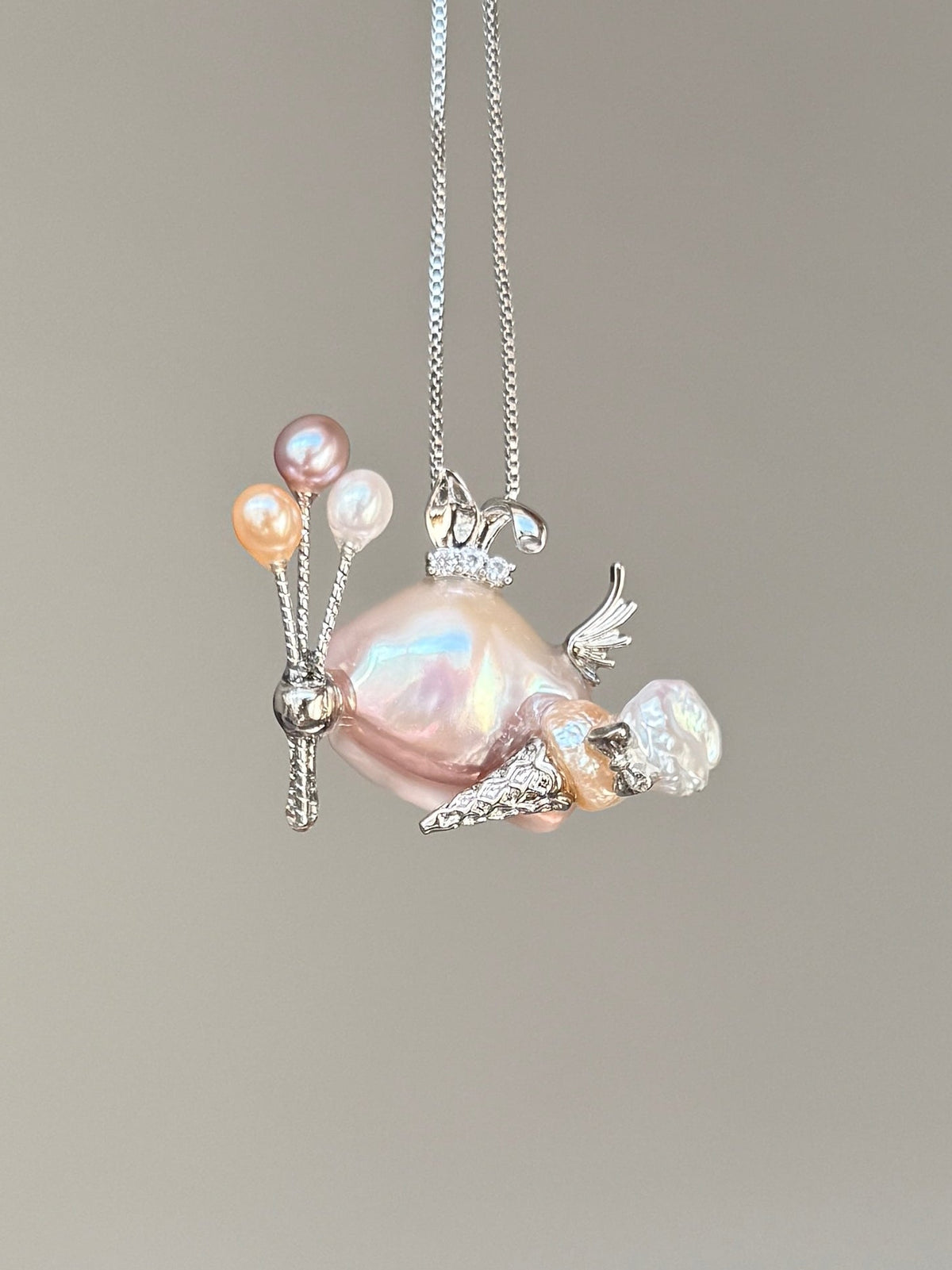 Balloon Dessert Sprite Baroque Pearl Necklace SKUE233