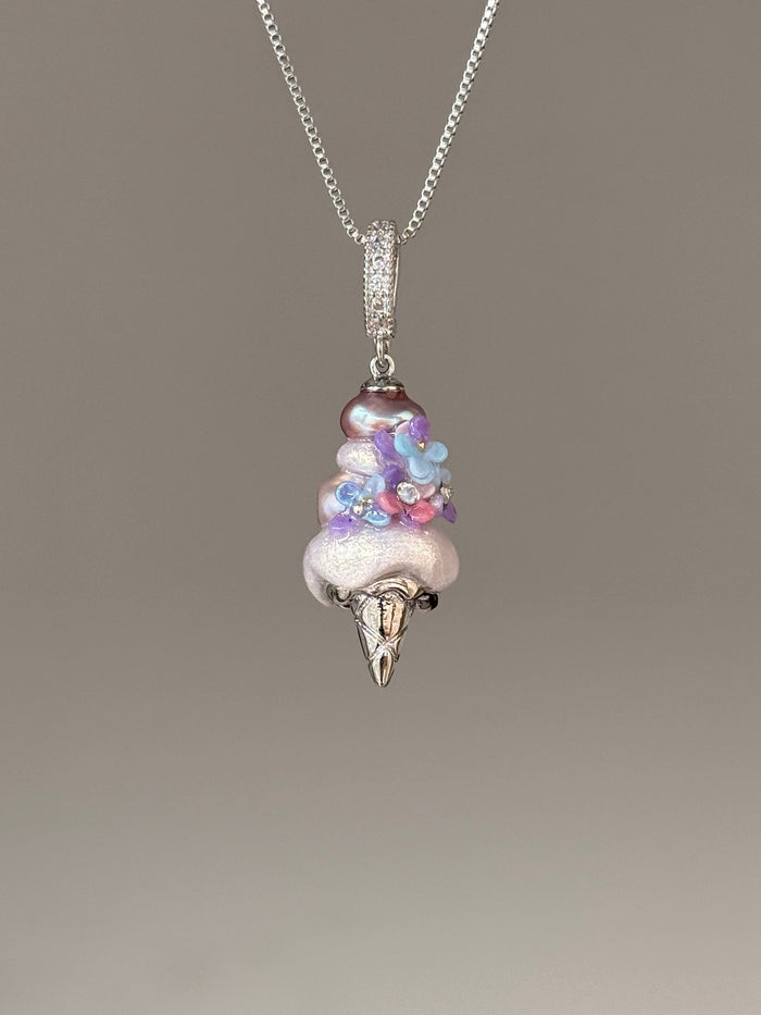 Bluebell Candy Scoop Baroque Pearl Necklace SKUCR93