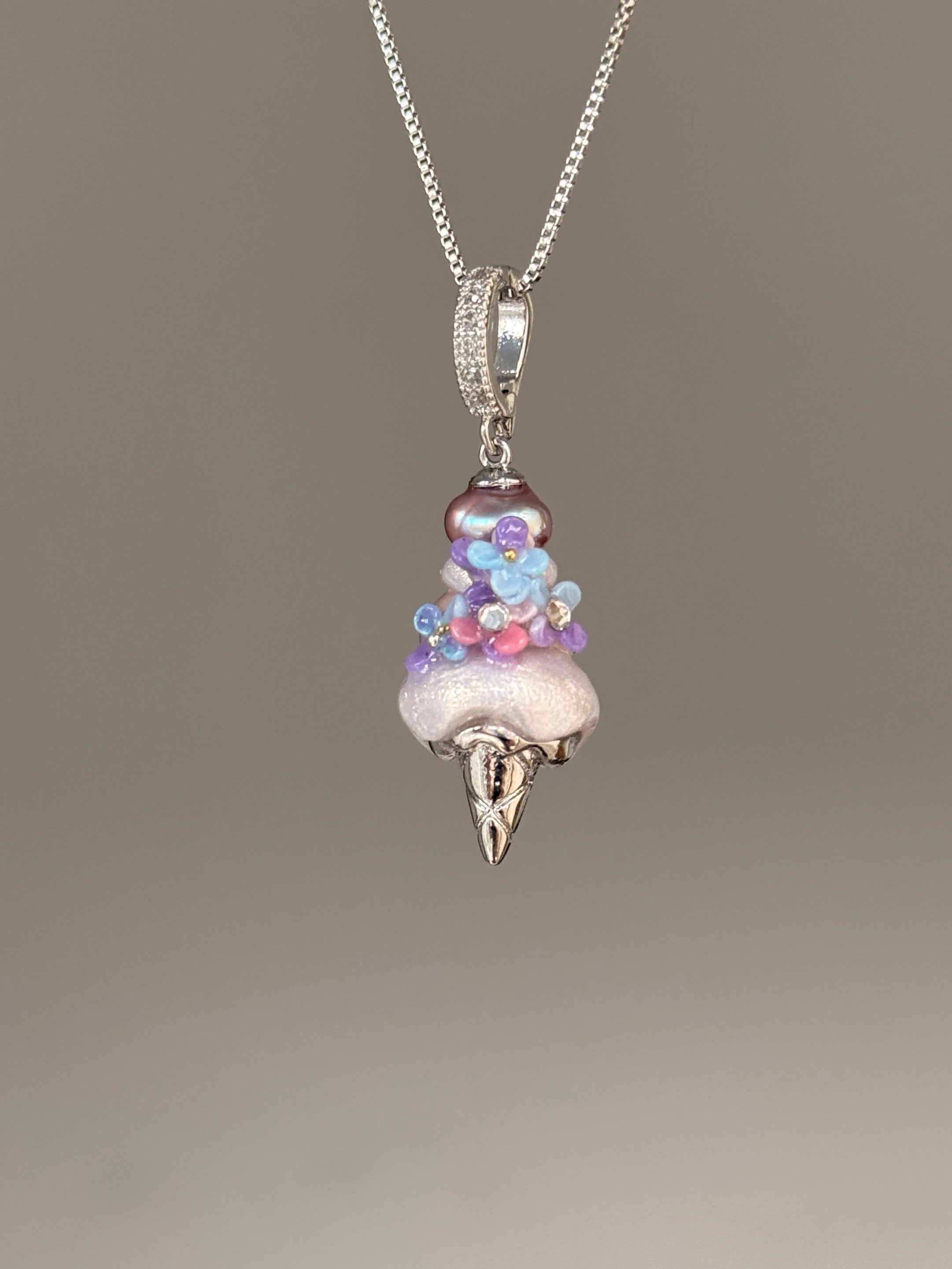 Bluebell Candy Scoop Baroque Pearl Necklace SKUCR93