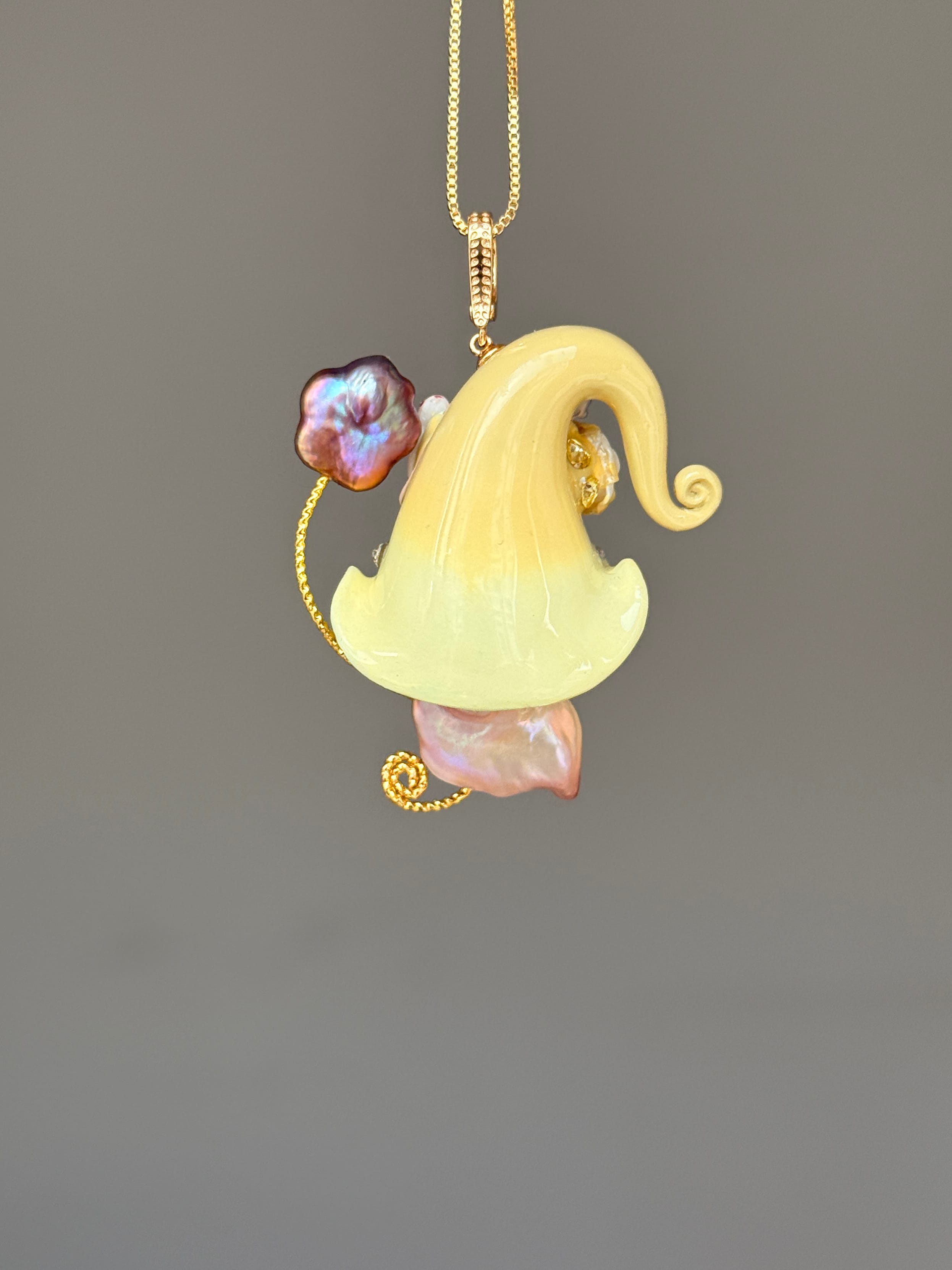 Cheese Mouse Garden Baroque Pearl Necklace SKUE1303
