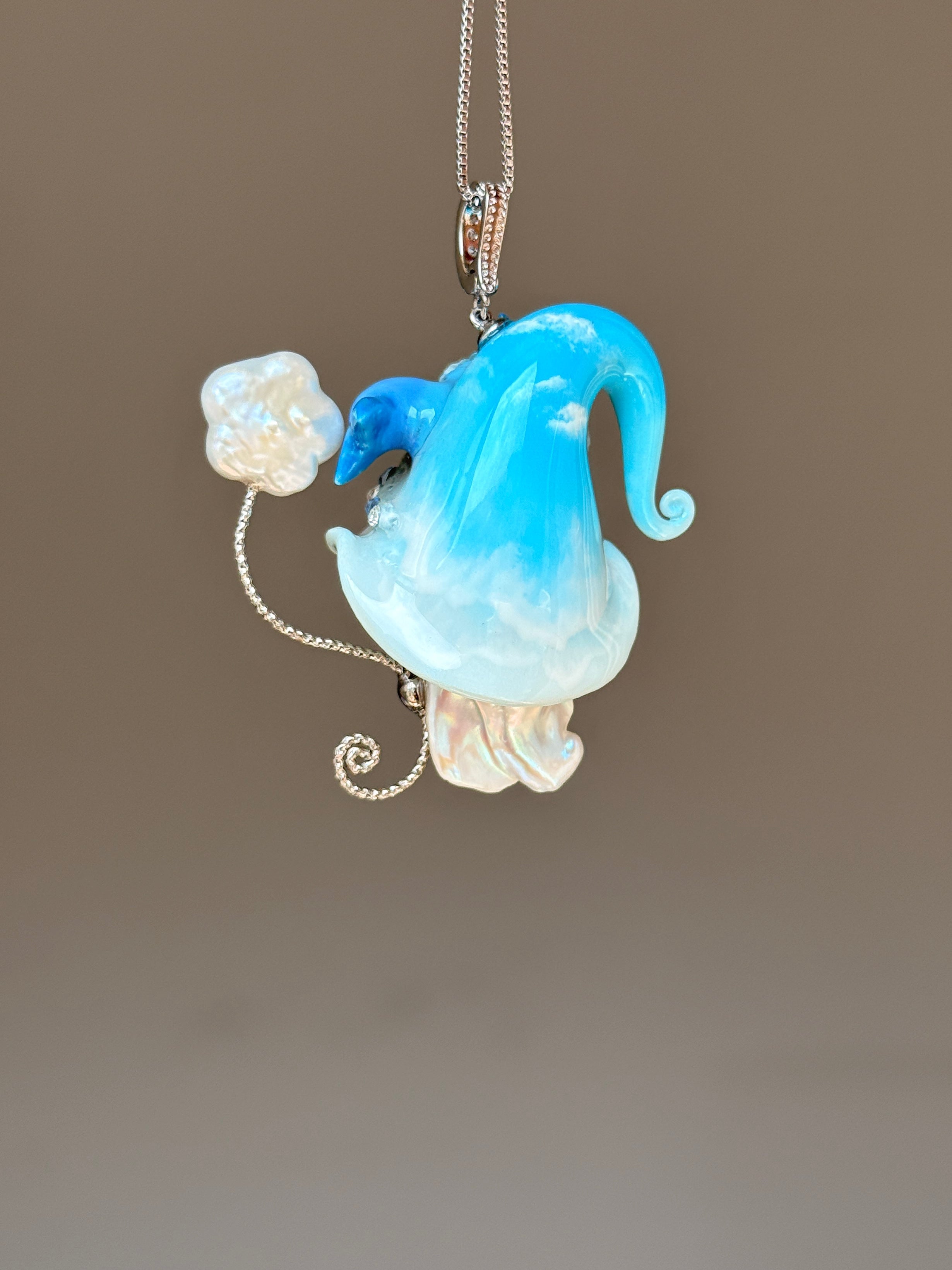 Baby Shark Sprite Baroque Pearl Necklace SKUE1290