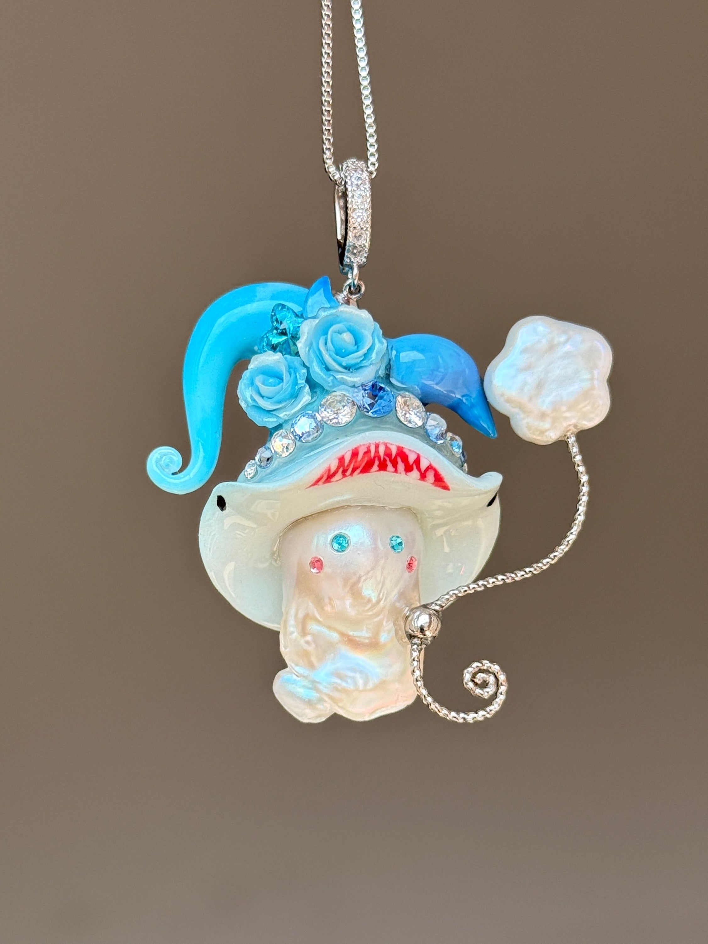 Baby Shark Sprite Baroque Pearl Necklace SKUE1290