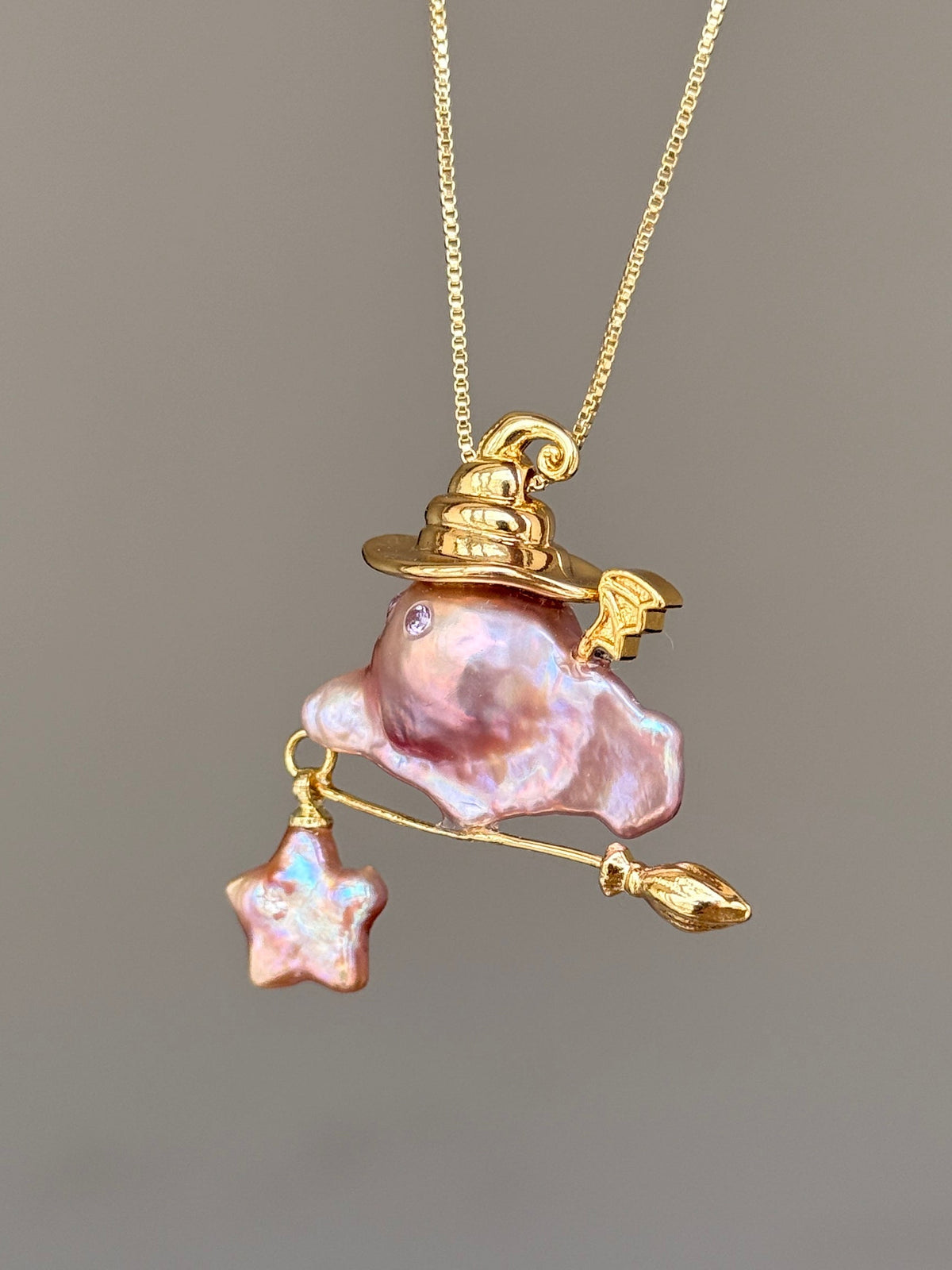 Spellkeeper Star Sprite Baroque Pearl Necklace SKU811