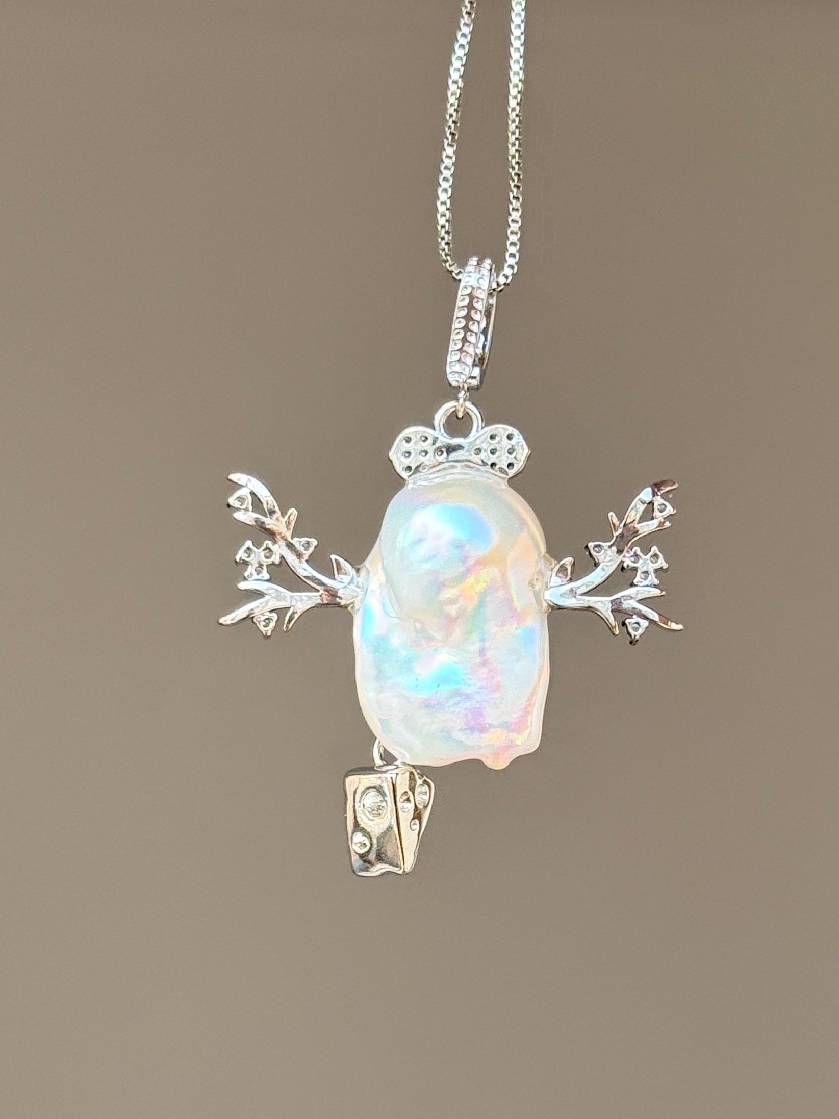 Cheese Fairy Sprite Baroque Pearl Necklace SKUE1170
