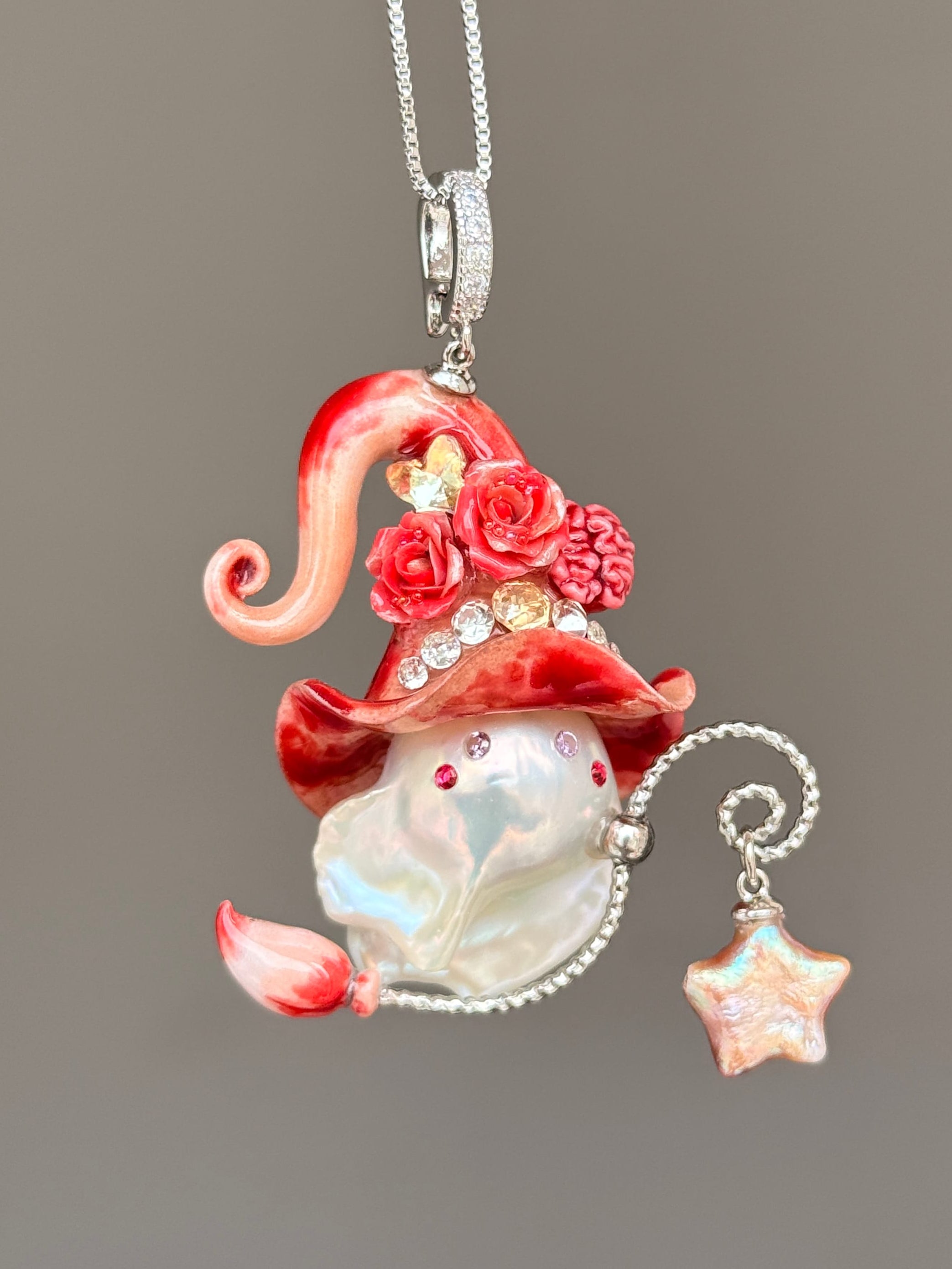 Brain Bloom Witch Baroque Pearl Necklace SKUE447