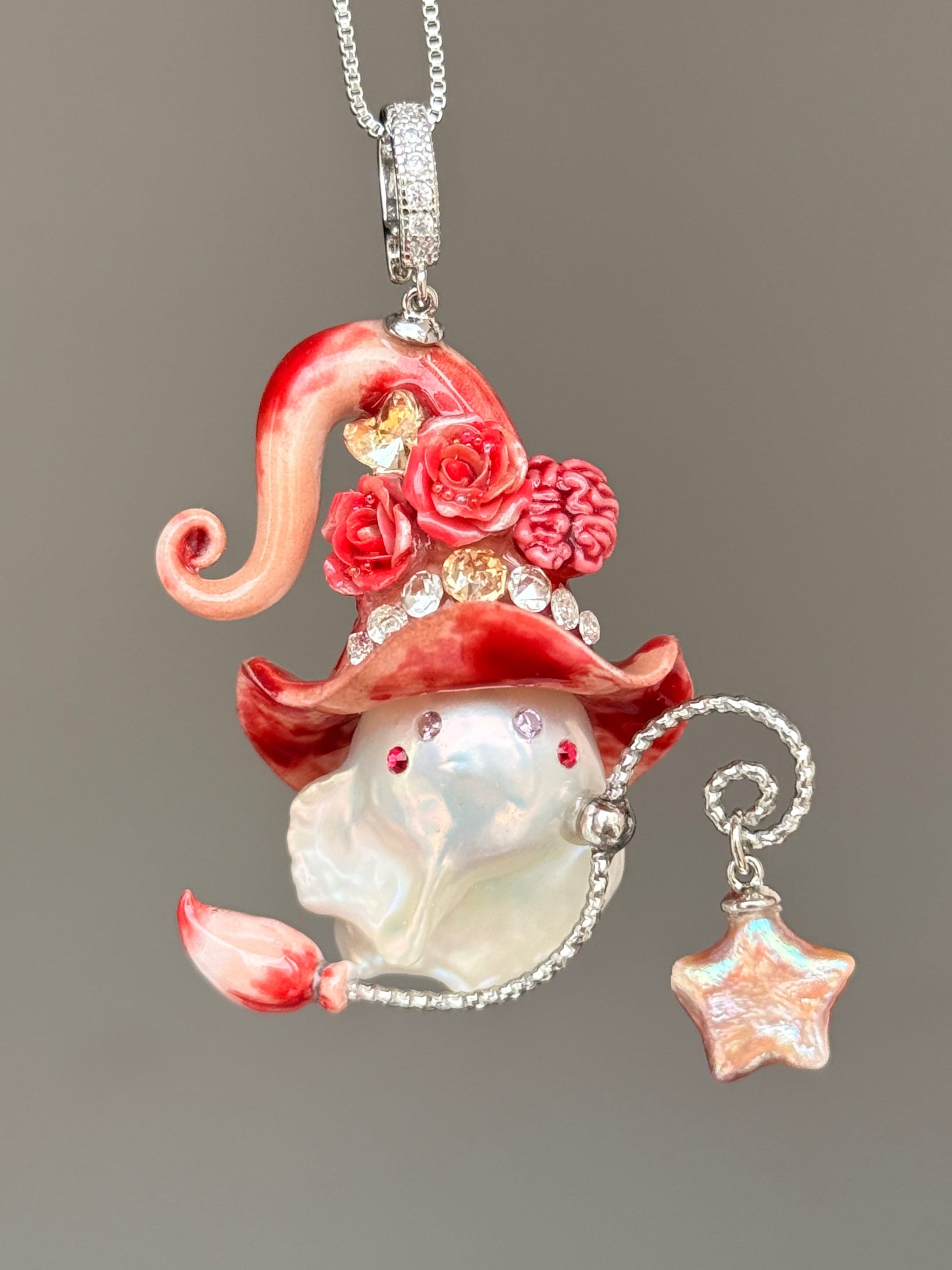 Brain Bloom Witch Baroque Pearl Necklace SKUE447