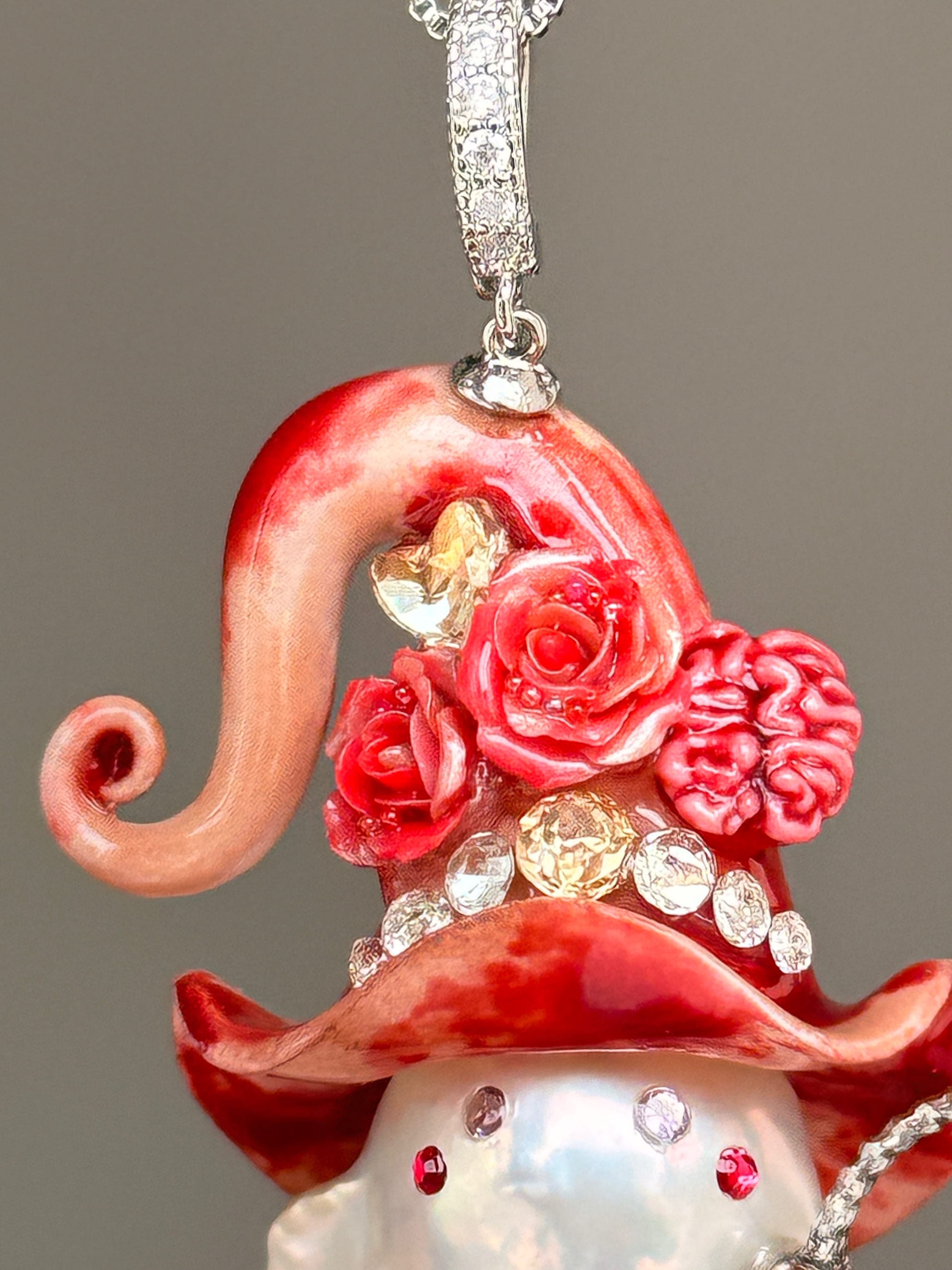 Brain Bloom Witch Baroque Pearl Necklace SKUE447