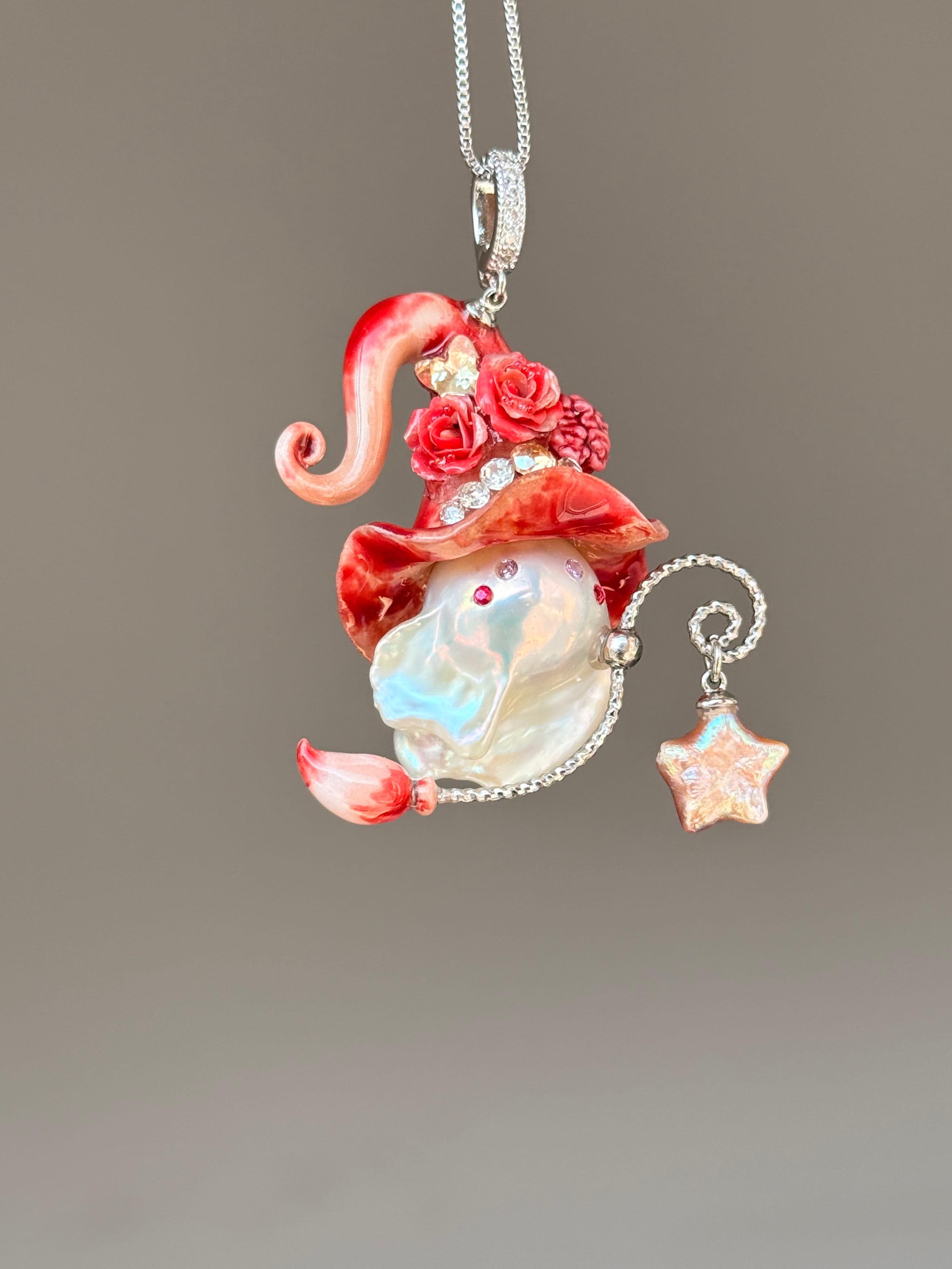 Brain Bloom Witch Baroque Pearl Necklace SKUE447