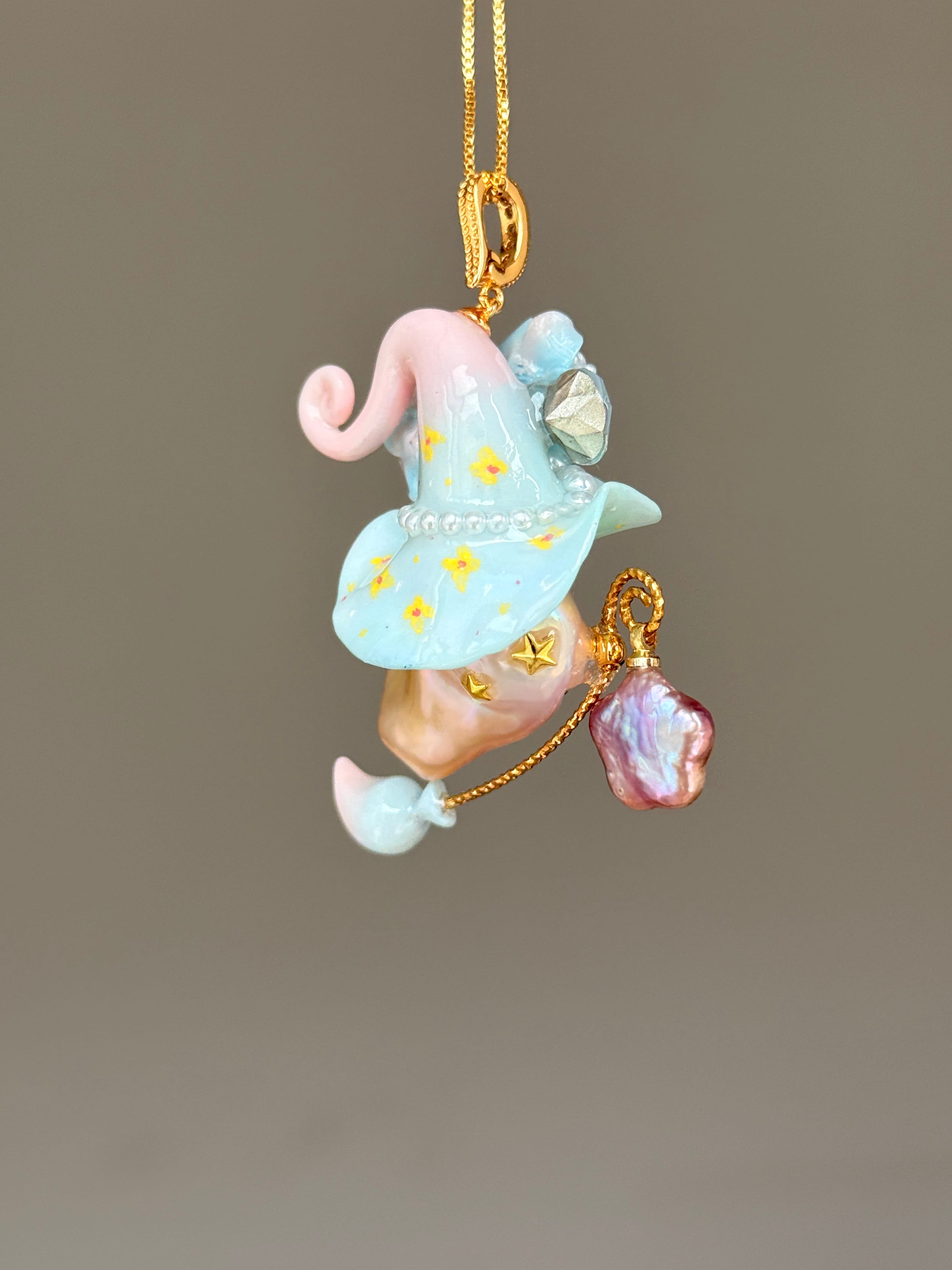 Little Daisy Sprite Baroque Pearl Necklace SKUE351