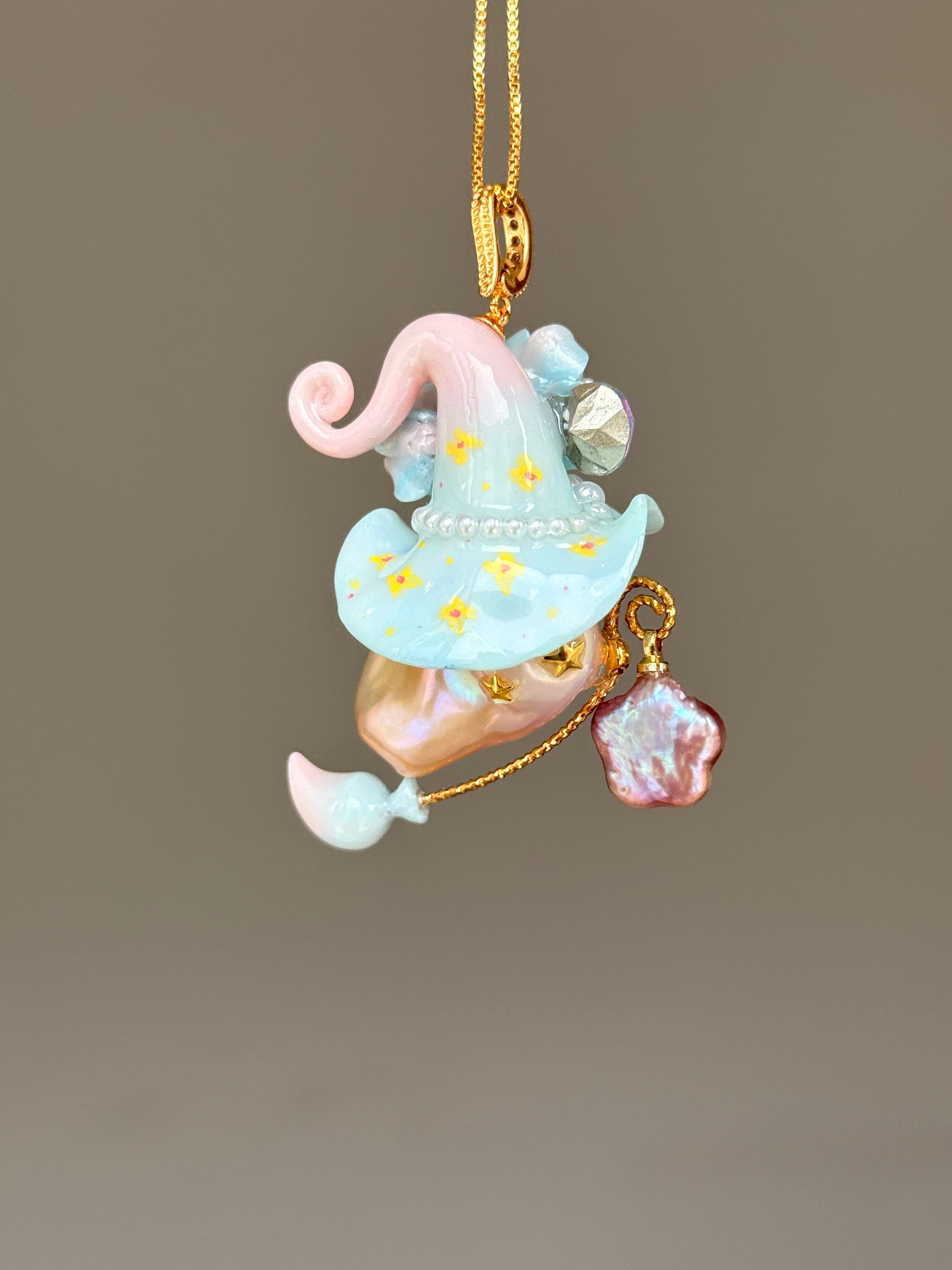 Little Daisy Sprite Baroque Pearl Necklace SKUE351