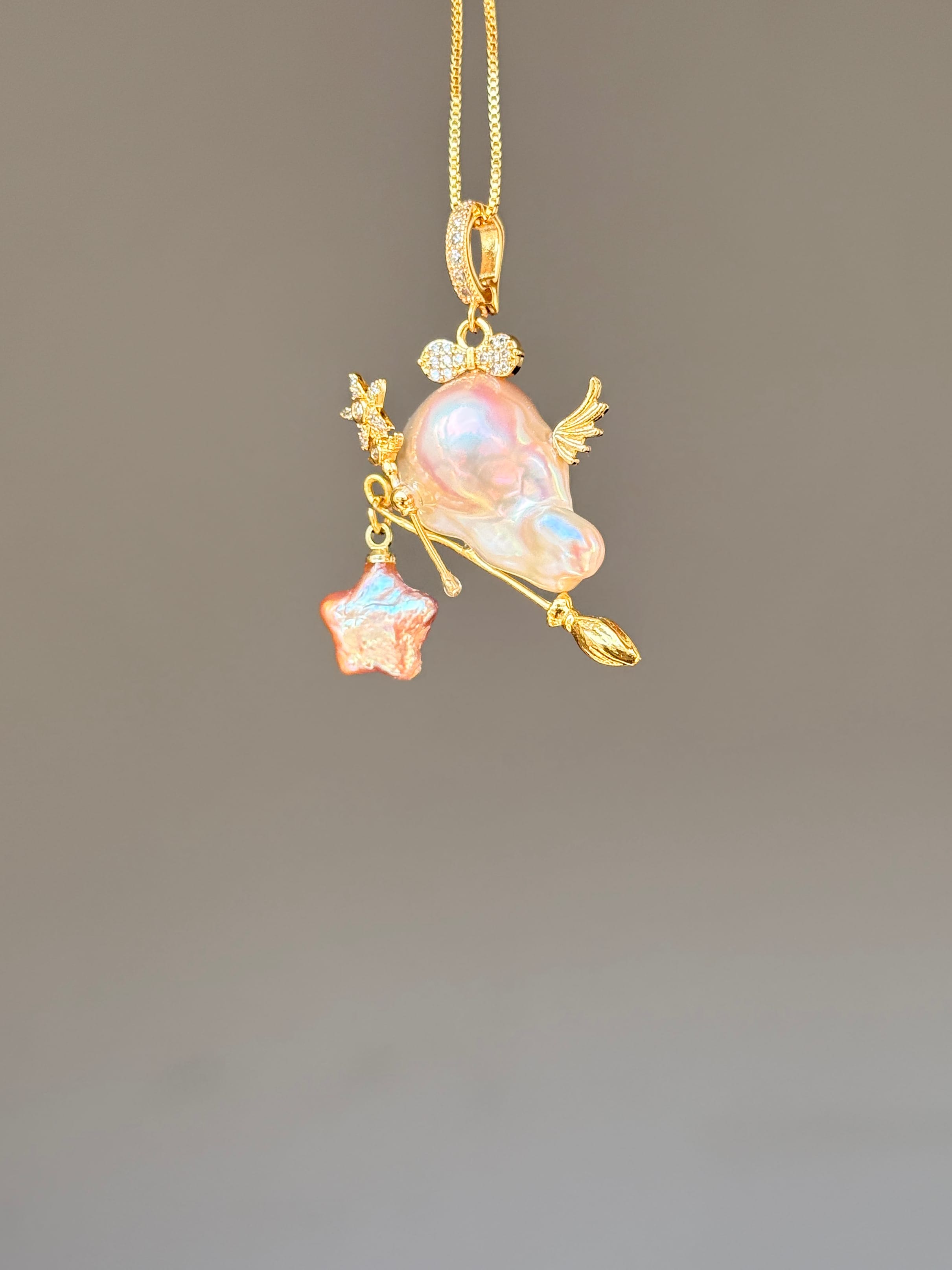 Starlight Sprite Baroque Pearl Necklace SKUE260