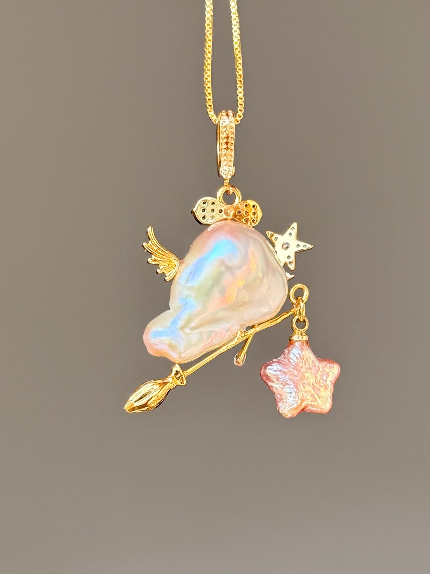 Starlight Sprite Baroque Pearl Necklace SKUE260