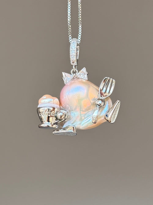 Afternoon Tea Sprite Baroque Pearl Necklace SKUE65