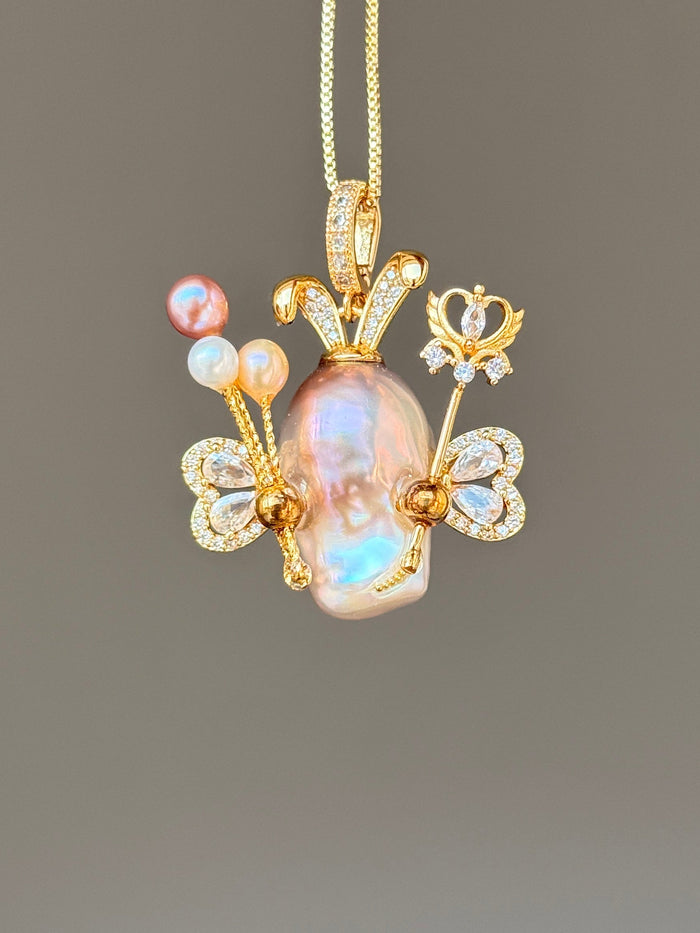 Fairy Crown Baroque Pearl Necklace SKUE53