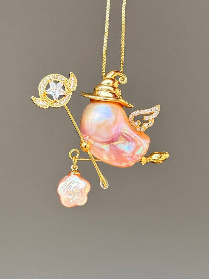 Moonspell Sprite Baroque Pearl Necklace SKUE39