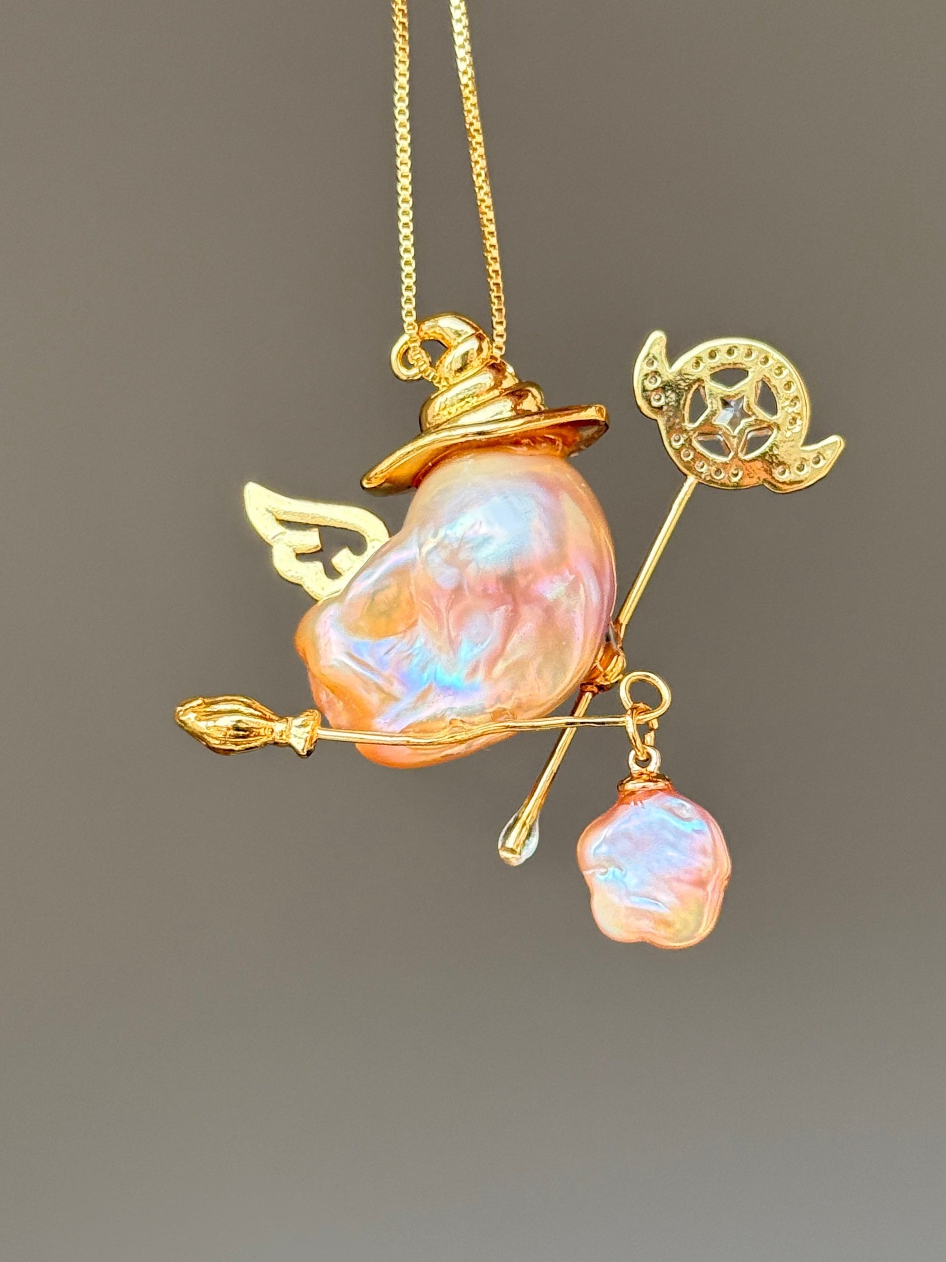 Moonspell Sprite Baroque Pearl Necklace SKUE39