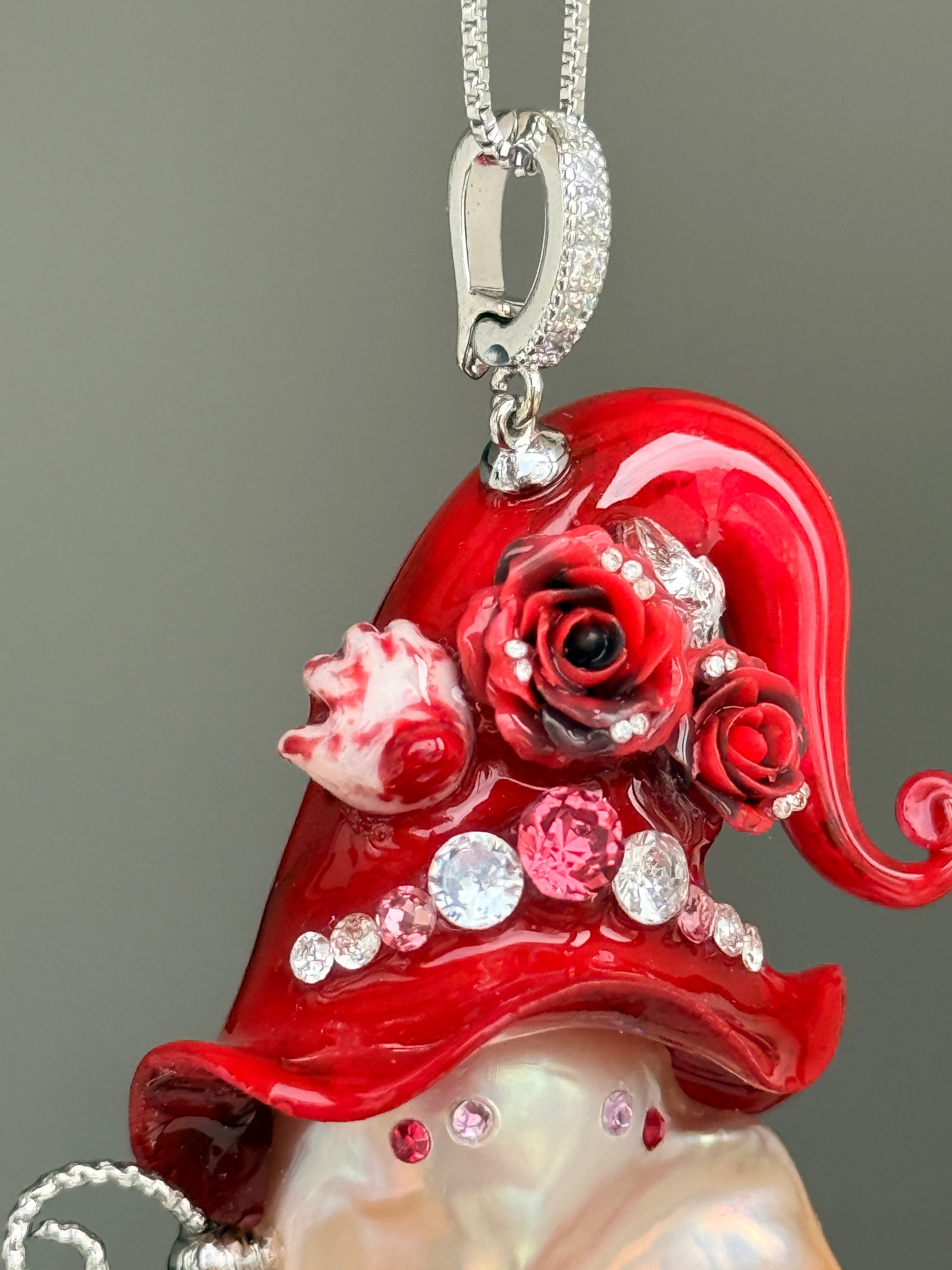Severed Bloom Witch Baroque Pearl Necklace SKU1134P1550